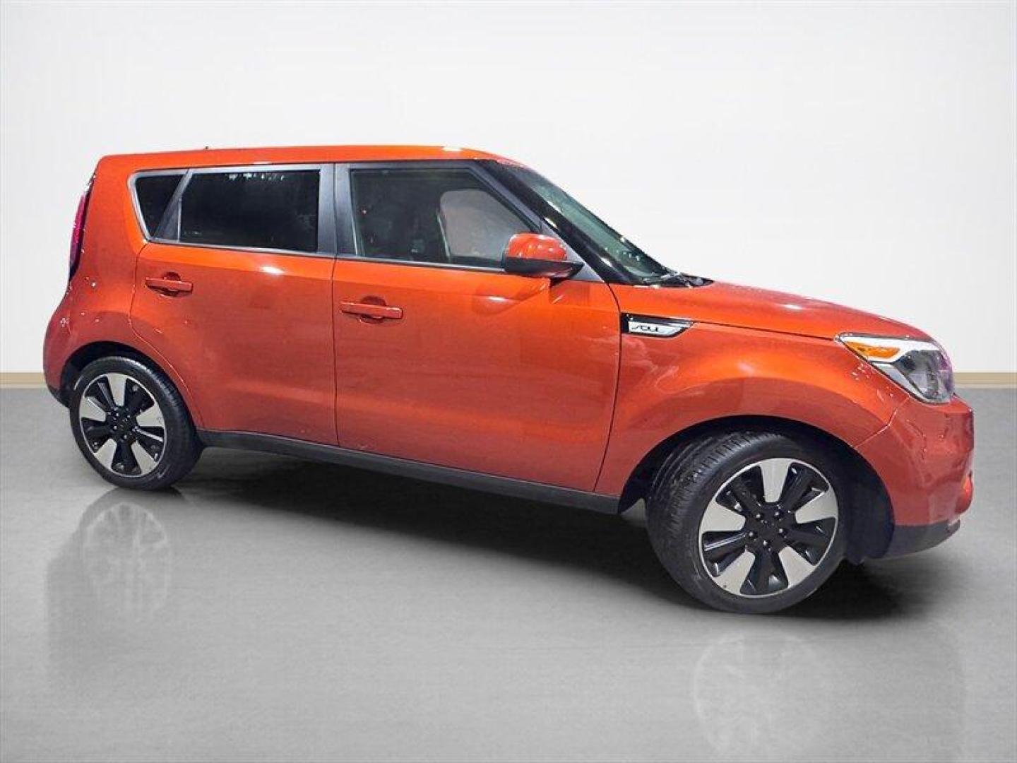 2018 Wild Orange Kia Soul Plus (KNDJP3A5XJ7) with an 2.0L I4 161hp 150ft. lbs. engine, Automatic transmission, located at 25355 Eames Street, Channahon, IL, 60410, (815) 467-1807, 41.429108, -88.228432 - Photo#1