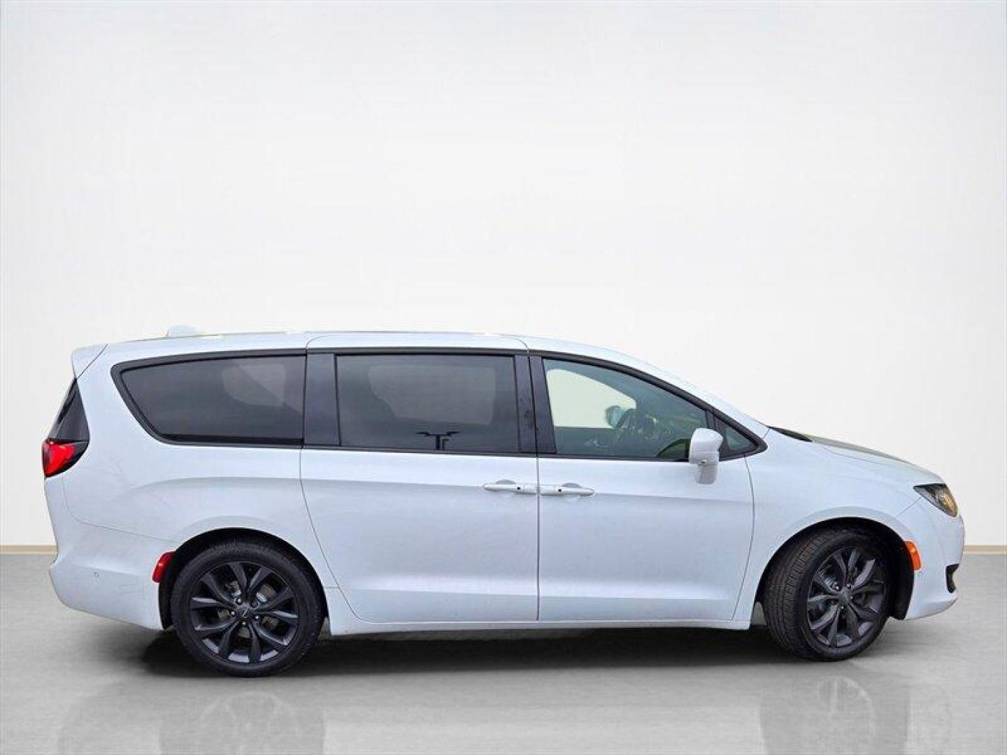 2019 Bright White Clear Coat Chrysler Pacifica Touring Plus (2C4RC1FG2KR) with an Pentastar 3.6L V6 287hp 262ft. lbs. engine, Automatic transmission, located at 25355 Eames Street, Channahon, IL, 60410, (815) 467-1807, 41.429108, -88.228432 - This 2019 Chrysler Pacifica Touring Plus with the S Package is here to officially end the idea that minivans have to be boring. Dressed in clean white with bold black rims, this Pacifica shows up with serious styleand then backs it up with all the features that make everyday life easier (and quieter - Photo#1