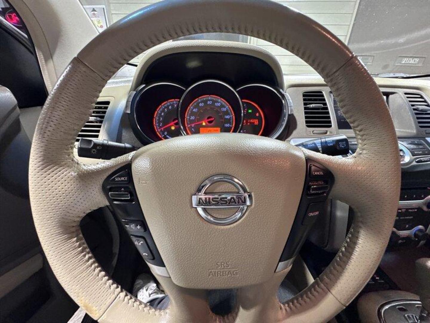 2009 Glacier Pearl Nissan Murano SL (JN8AZ18W29W) with an 3.5L V6 265hp 248ft. lbs. engine, Automatic transmission, located at 25355 Eames Street, Channahon, IL, 60410, (815) 467-1807, 41.429108, -88.228432 - This 2009 Nissan Murano SL is a local trade and comes loaded with options, including heated leather seats and a sunroof, offering comfort and style. Please note: this vehicle is being sold as-is, as shown, and we did not inspect it. It needs tires, brakes, suspension links, assuming some suspension - Photo#19