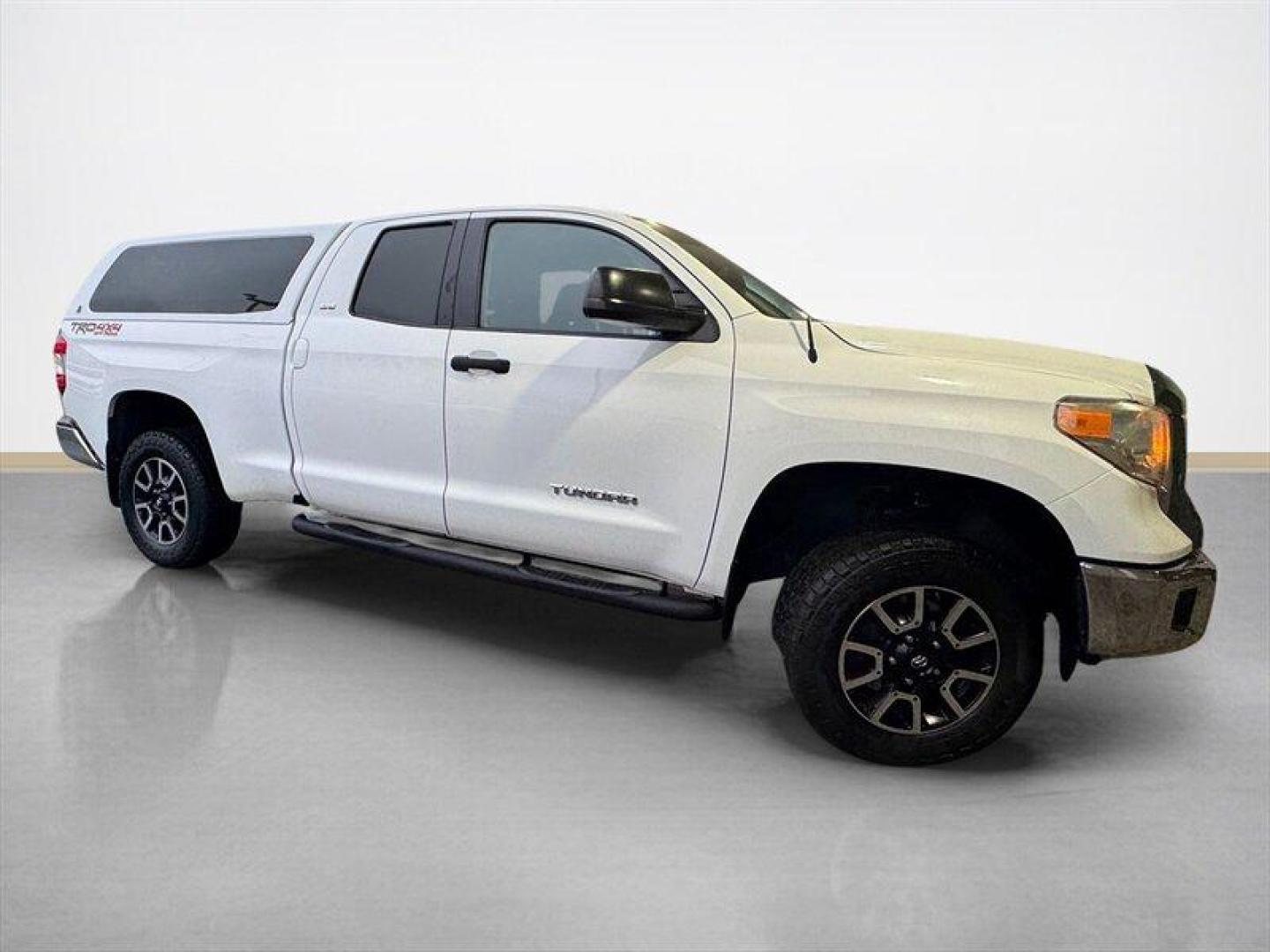 2015 Super White Toyota Tundra SR5 4.6L V8 (5TFUM5F11FX) with an 4.6L V8 310hp 327ft. lbs. engine, Automatic transmission, located at 25355 Eames Street, Channahon, IL, 60410, (815) 467-1807, 41.429108, -88.228432 - This 2015 Toyota Tundra SR5 with the TRD Package is proof that miles dont matter nearly as much as how a truck is cared for and this one has clearly been cared for the right way. Known for its legendary durability, the Toyota Tundra has earned a reputation for going the distance, and this SR5 TRD - Photo#1