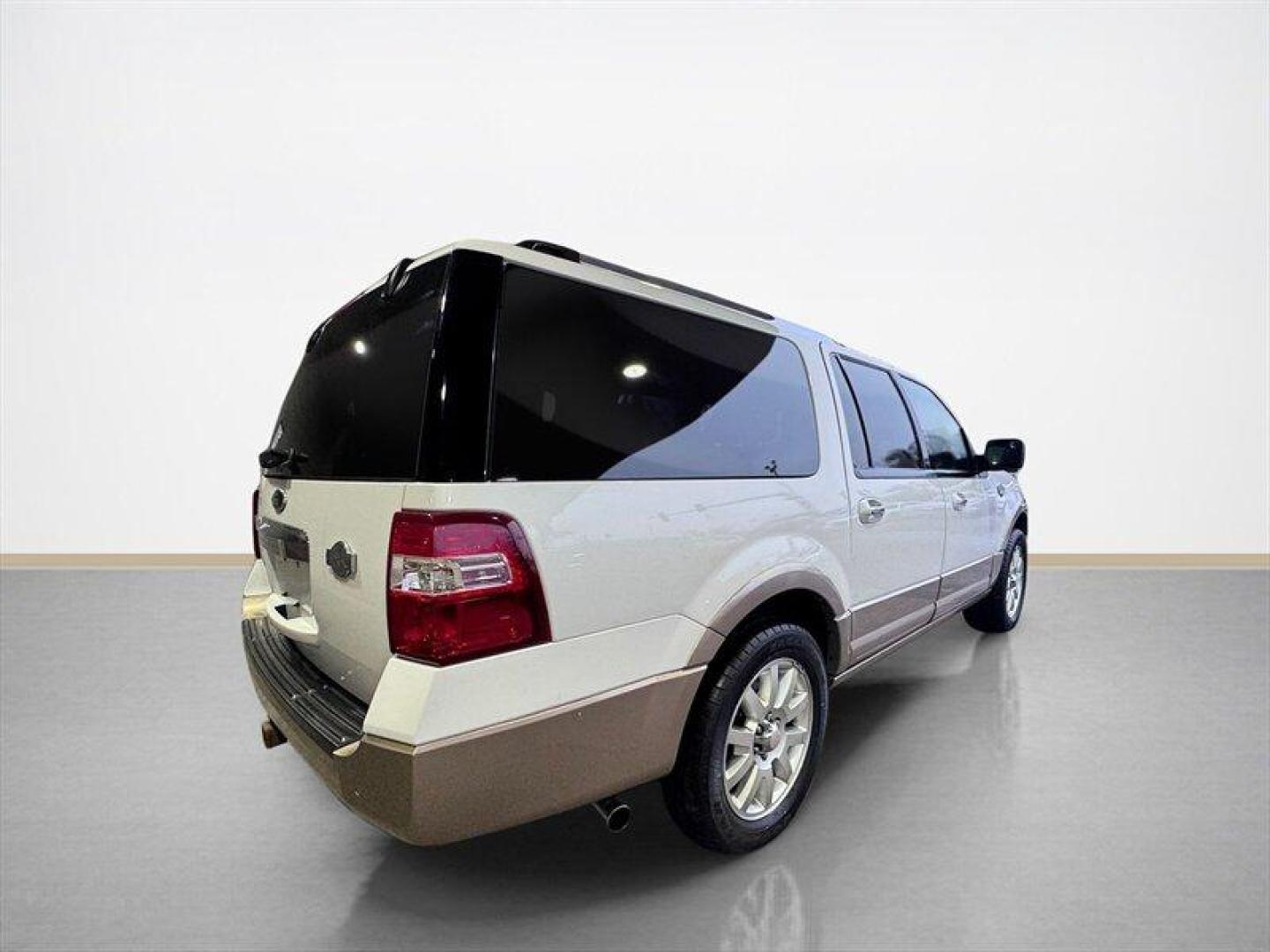 2014 White Platinum Metallic Tri-Coat Ford Expedition EL King Ranch (1FMJK1J5XEE) with an 5.4L Flex Fuel V8 310hp 365ft. lbs. engine, Automatic transmission, located at 25355 Eames Street, Channahon, IL, 60410, (815) 467-1807, 41.429108, -88.228432 - This 2014 Ford Expedition EL King Ranch 4x4 is a local trade that offers full-size luxury, space, and capability at a true wholesale price. Finished in classic King Ranch style, this Expedition EL delivers the comfort, features, and presence that made the King Ranch trim one of Fords most sought-aft - Photo#4