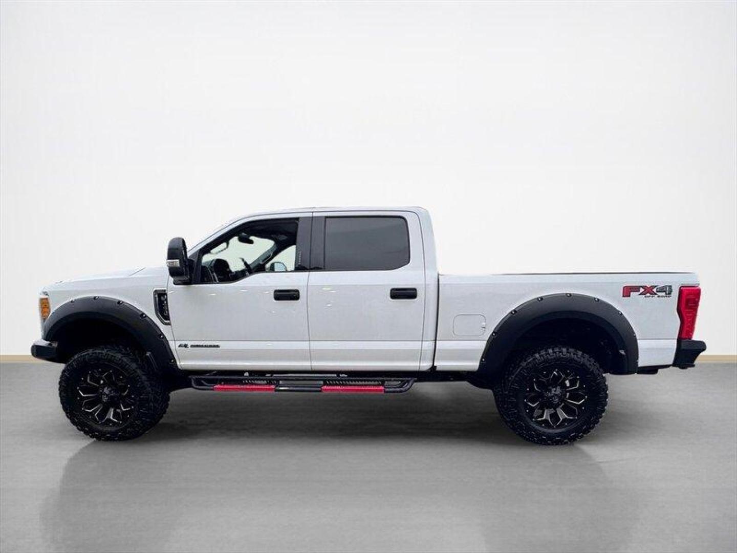 2017 Oxford White Ford F-250 XLT (1FT7W2BT2HE) with an Power Stroke 6.7L Biodiesel Turbo V8 440hp 925ft. engine, Automatic transmission, located at 25355 Eames Street, Channahon, IL, 60410, (815) 467-1807, 41.429108, -88.228432 - This 2017 Ford F-250 Crew Cab 4x4 Power Stroke Diesel is a local trade that commands attention the moment you see it. Built to work hard and stand out while doing it, this Super Duty combines legendary Ford diesel performance with aggressive aftermarket upgrades that set it apart from the rest. Und - Photo#6