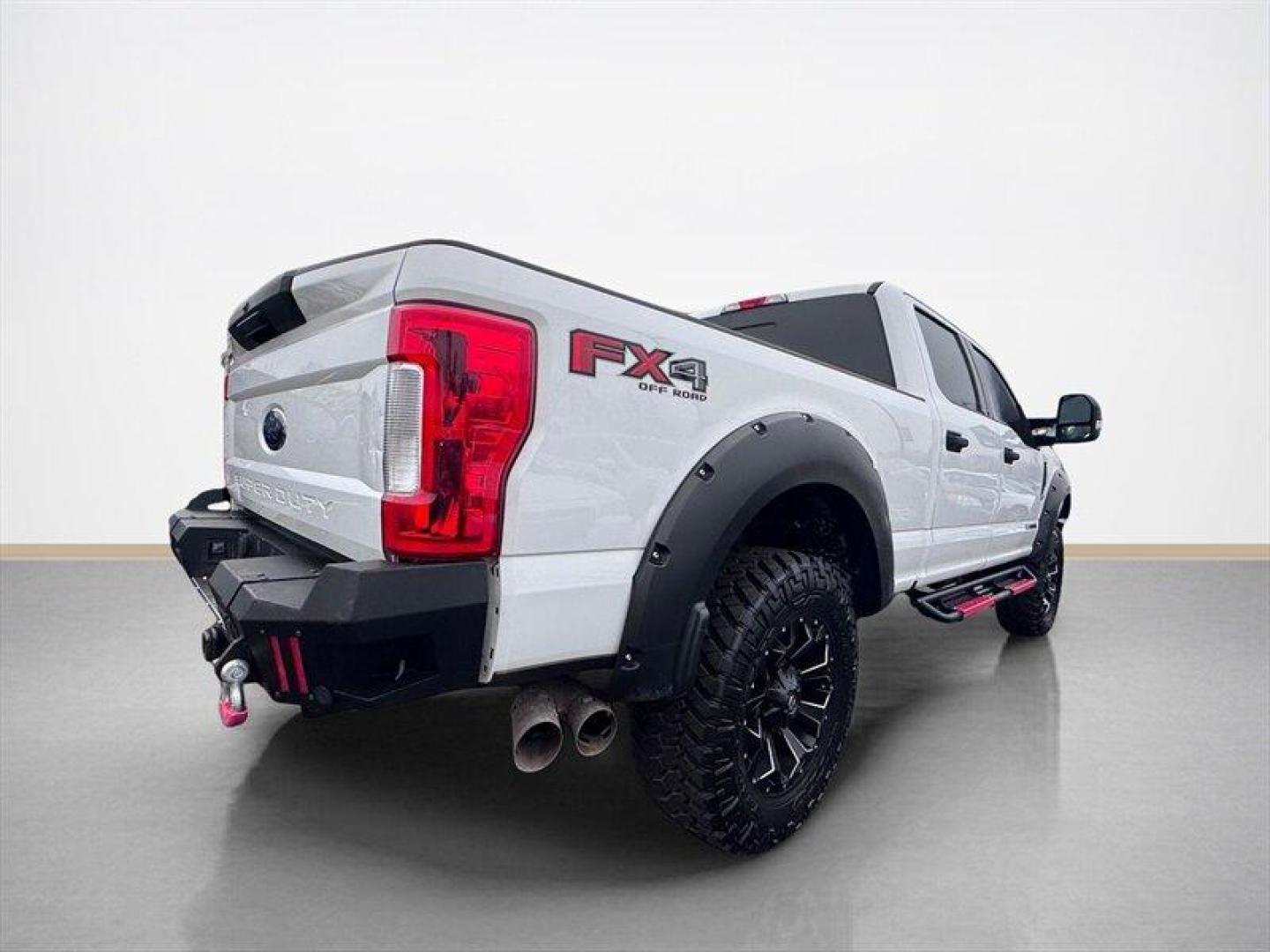 2017 Oxford White Ford F-250 XLT (1FT7W2BT2HE) with an Power Stroke 6.7L Biodiesel Turbo V8 440hp 925ft. engine, Automatic transmission, located at 25355 Eames Street, Channahon, IL, 60410, (815) 467-1807, 41.429108, -88.228432 - This 2017 Ford F-250 Crew Cab 4x4 Power Stroke Diesel is a local trade that commands attention the moment you see it. Built to work hard and stand out while doing it, this Super Duty combines legendary Ford diesel performance with aggressive aftermarket upgrades that set it apart from the rest. Und - Photo#3