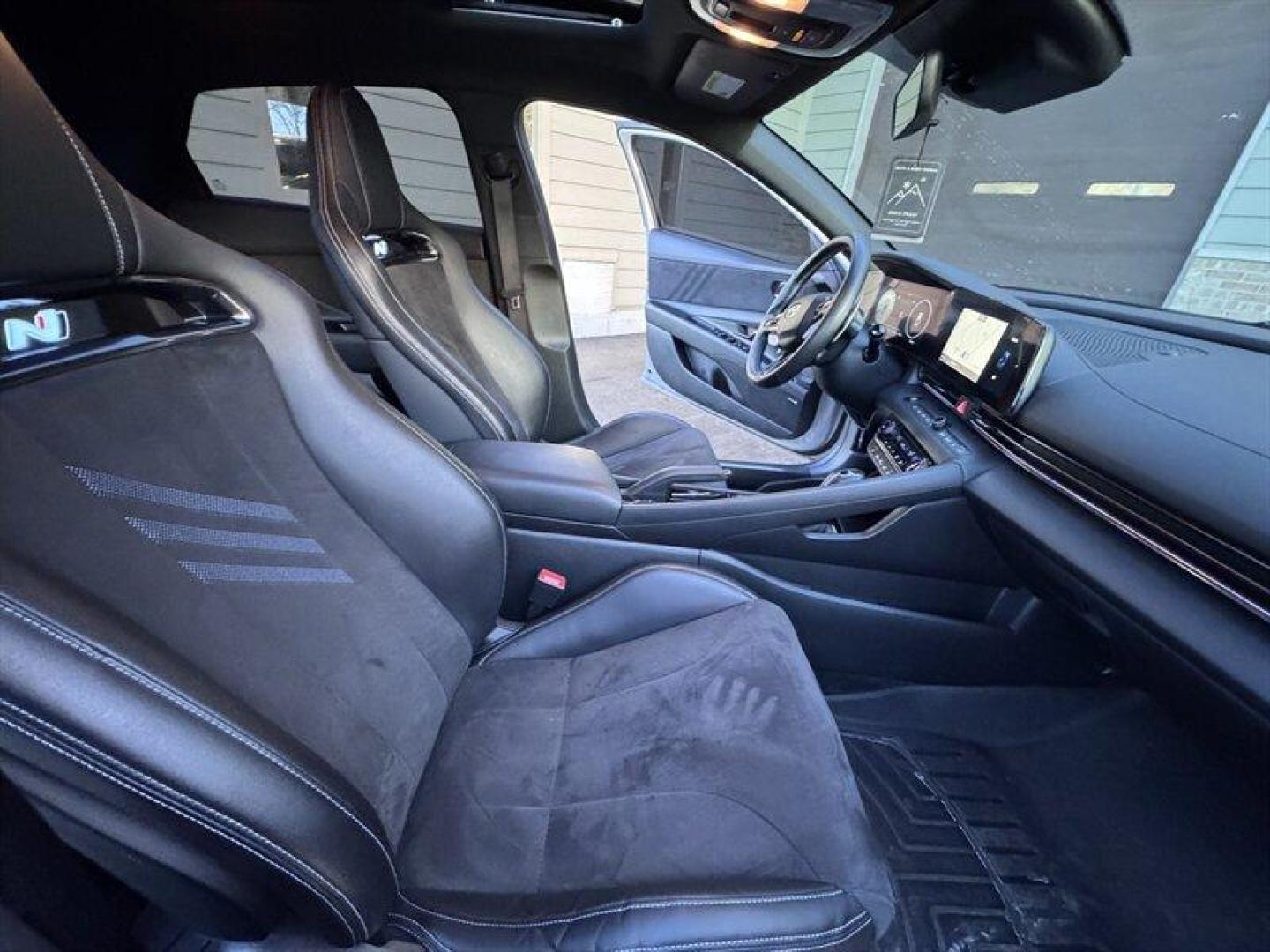 2023 Cyber Gray Hyundai ELANTRA N (KMHLW4AK5PU) with an 2.0L Turbo I4 276hp 289ft. lbs. engine, 8 Speed Dual Clutch transmission, located at 25355 Eames Street, Channahon, IL, 60410, (815) 467-1807, 41.429108, -88.228432 - Looking for a car that stands out in the crowd with performance, style, and everyday practicality? This 2019 Hyundai Elantra N is exactly what youve been searching for a sporty compact sedan thats as enjoyable to drive as it is reliable. This Elantra N comes in as a clean local trade, and it shows - Photo#14