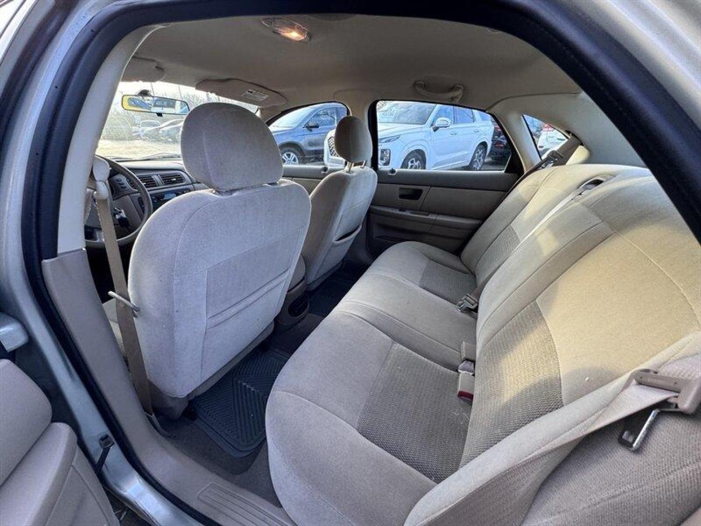 2004 Gold Ash Clearcoat Metallic Ford Taurus SE (1FAFP53U24G) with an 3.0L NA V6 overhead valves (OHV) 12V engine, Automatic transmission, located at 25355 Eames Street, Channahon, IL, 60410, (815) 467-1807, 41.429108, -88.228432 - 2004 Ford Taurus Local Trade One family ownedmother and sonfrom day one and well cared for over the years. Being sold AS IS, AS SHOWN with no inspection performed. CARFAX shows a total loss from hail damage in 2019, and the vehicle needs brakes and has steering noise. Priced with transparency for - Photo#12