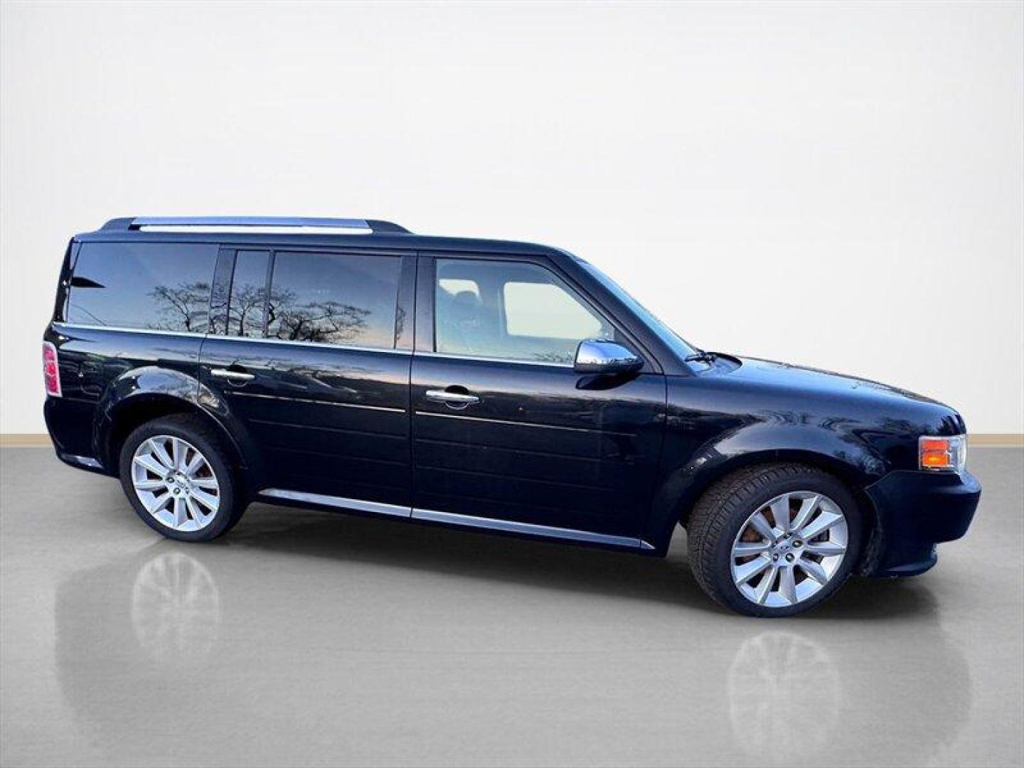 2012 Black Ford Flex Limited (2FMHK6DT2CB) with an EcoBoost 3.5L Twin Turbo V6 355hp 350ft. lbs. engine, Automatic transmission, located at 25355 Eames Street, Channahon, IL, 60410, (815) 467-1807, 41.429108, -88.228432 - This 2012 Ford Flex Limited is a local trade and comes loaded with bells and whistles. It offers heated leather seats, a sunroof, and 6-passenger seating, making it a comfortable and spacious option for family hauling or road trips. Please note, this vehicle is being sold as-is, as shown and we are - Photo#1