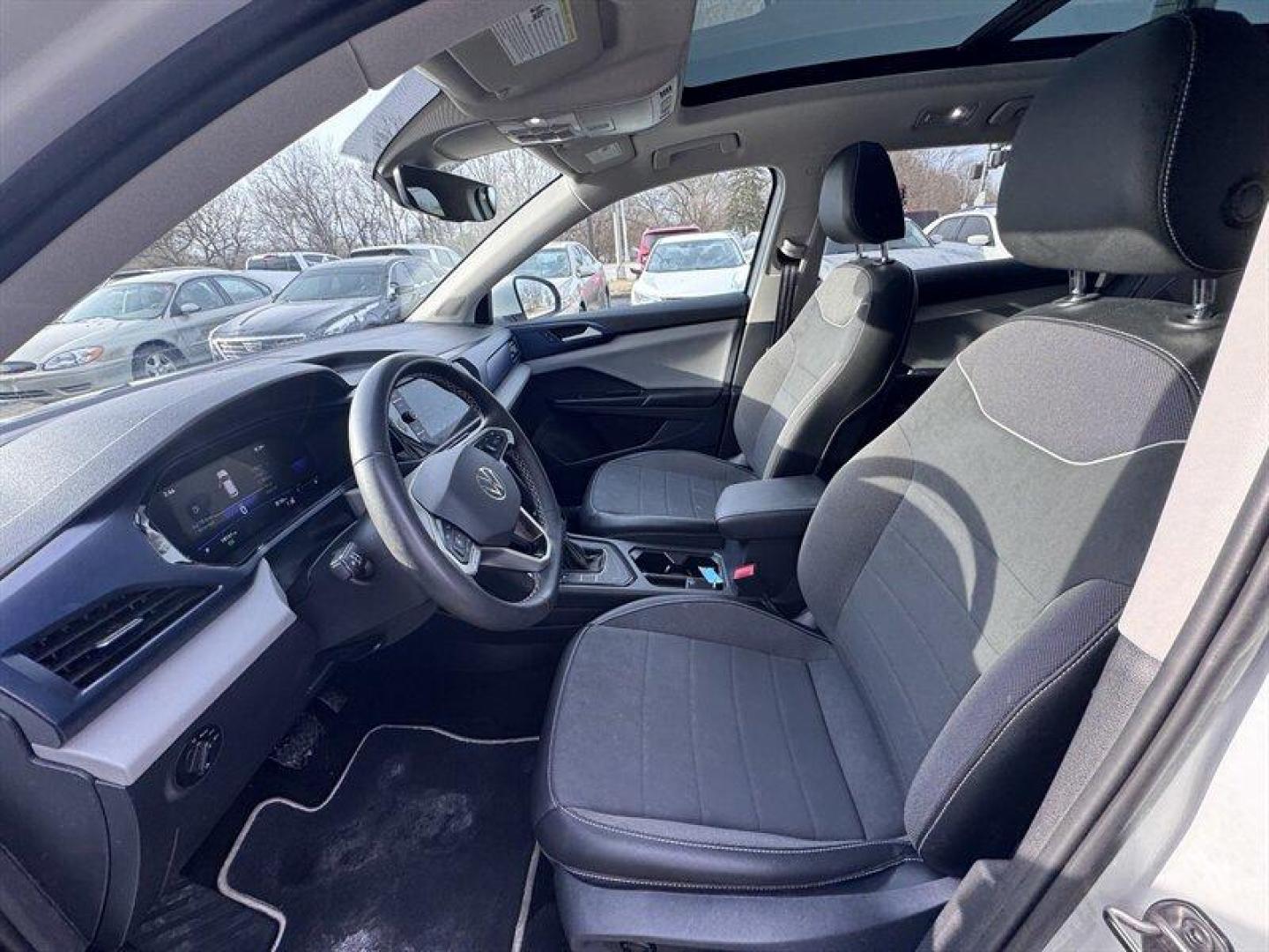 2023 Pure White Volkswagen Taos 1.5T SE (3VVEX7B24PM) with an 1.5L Turbo I4 158hp 184ft. lbs. engine, TipTronic transmission, located at 25355 Eames Street, Channahon, IL, 60410, (815) 467-1807, 41.429108, -88.228432 - This 2023 VW Taos SE is a one-owner, local trade with only 18,000 miles, offering the perfect mix of modern style, efficiency, and practicality. With such low miles, it still feels nearly new and has clearly been well cared for. The Taos SE delivers a comfortable, well-designed interior with the fe - Photo#10