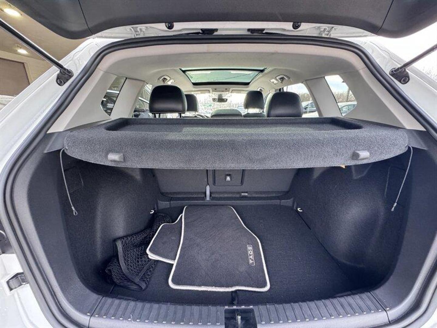 2023 Pure White Volkswagen Taos 1.5T SE (3VVEX7B24PM) with an 1.5L Turbo I4 158hp 184ft. lbs. engine, TipTronic transmission, located at 25355 Eames Street, Channahon, IL, 60410, (815) 467-1807, 41.429108, -88.228432 - This 2023 VW Taos SE is a one-owner, local trade with only 18,000 miles, offering the perfect mix of modern style, efficiency, and practicality. With such low miles, it still feels nearly new and has clearly been well cared for. The Taos SE delivers a comfortable, well-designed interior with the fe - Photo#12