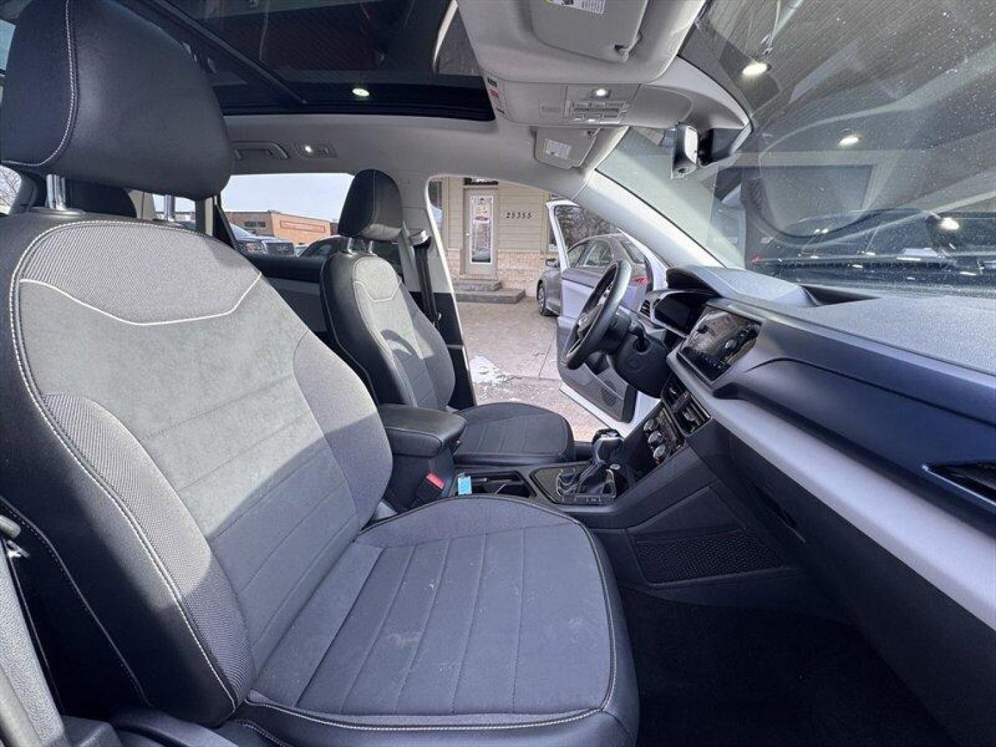 2023 Pure White Volkswagen Taos 1.5T SE (3VVEX7B24PM) with an 1.5L Turbo I4 158hp 184ft. lbs. engine, TipTronic transmission, located at 25355 Eames Street, Channahon, IL, 60410, (815) 467-1807, 41.429108, -88.228432 - This 2023 VW Taos SE is a one-owner, local trade with only 18,000 miles, offering the perfect mix of modern style, efficiency, and practicality. With such low miles, it still feels nearly new and has clearly been well cared for. The Taos SE delivers a comfortable, well-designed interior with the fe - Photo#14