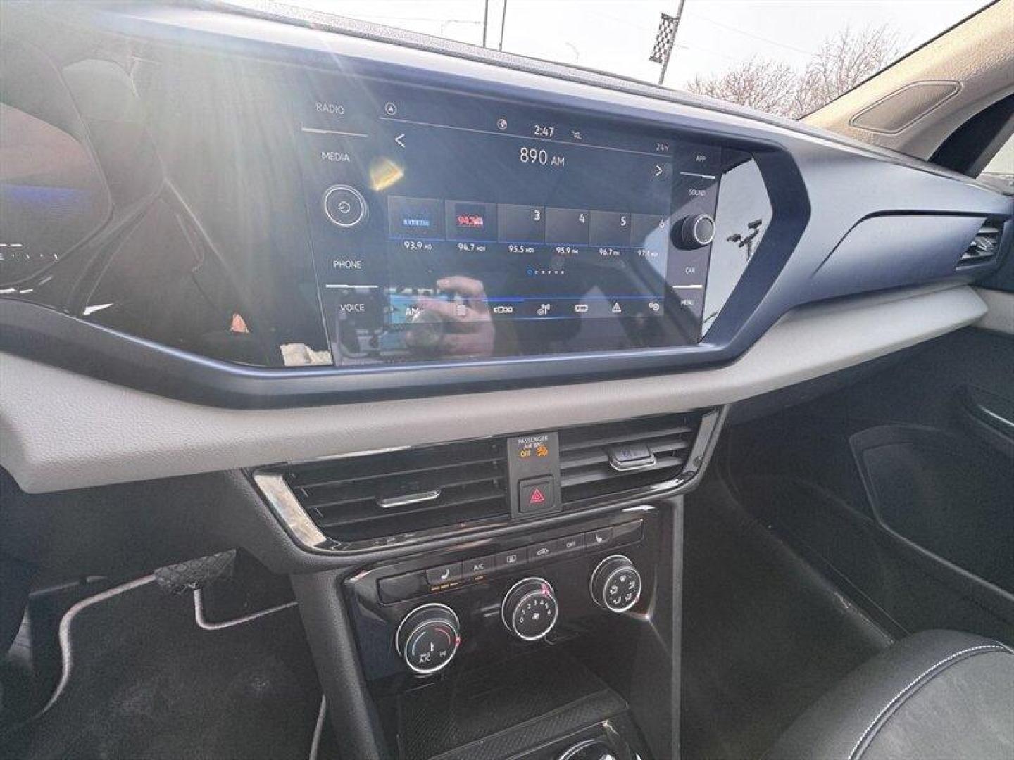 2023 Pure White Volkswagen Taos 1.5T SE (3VVEX7B24PM) with an 1.5L Turbo I4 158hp 184ft. lbs. engine, TipTronic transmission, located at 25355 Eames Street, Channahon, IL, 60410, (815) 467-1807, 41.429108, -88.228432 - This 2023 VW Taos SE is a one-owner, local trade with only 18,000 miles, offering the perfect mix of modern style, efficiency, and practicality. With such low miles, it still feels nearly new and has clearly been well cared for. The Taos SE delivers a comfortable, well-designed interior with the fe - Photo#17