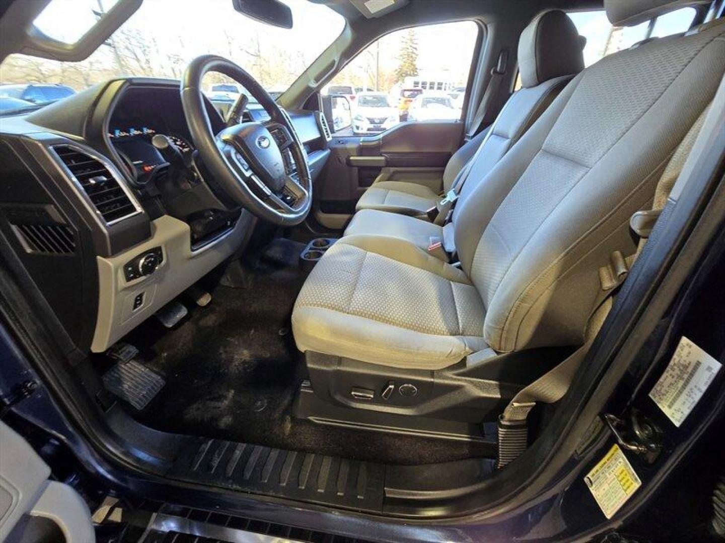 2017 Lightning Blue Ford F-150 XLT (1FTEW1EG8HF) with an EcoBoost 3.5L Twin Turbo V6 375hp 470ft. lbs. engine, Automatic transmission, located at 25355 Eames Street, Channahon, IL, 60410, (815) 467-1807, 41.429108, -88.228432 - 2017 Ford F-150 XLT Blue Jeans with Magnetic accents exterior, Medium Earth Gray interior. This truck is in excellent overall condition and is powered by the EcoBoost 3.5L twin-turbo V6 producing 375 hp and 470 lb-ft of torque. EPA fuel economy is rated at 17 MPG city and 23 MPG highway, delivering - Photo#9