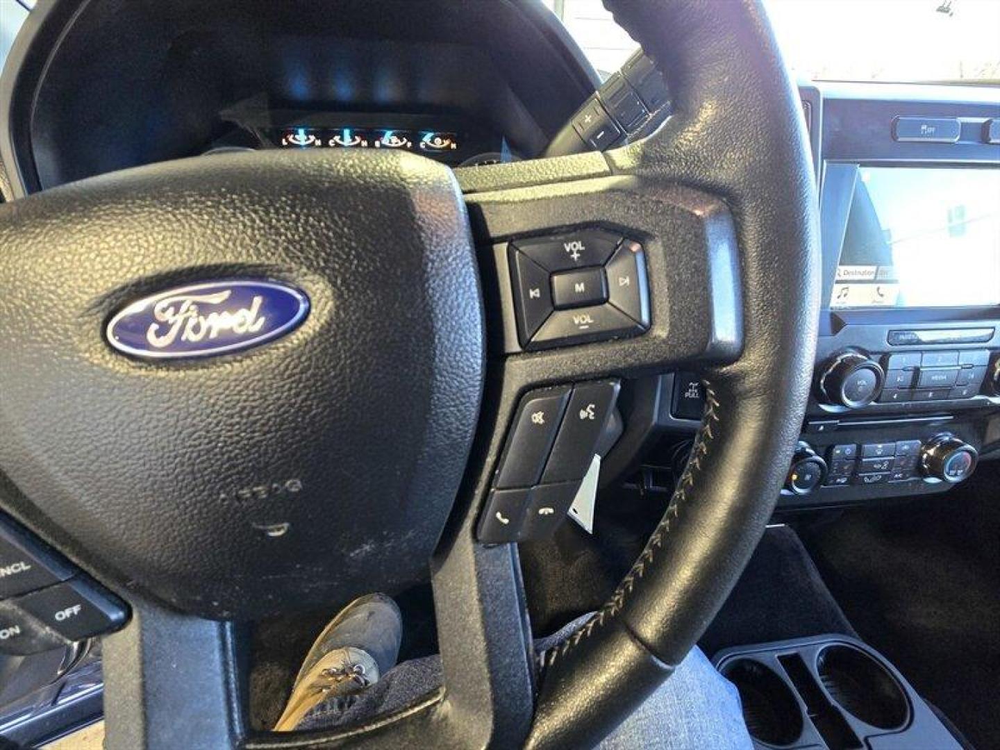 2017 Lightning Blue Ford F-150 XLT (1FTEW1EG8HF) with an EcoBoost 3.5L Twin Turbo V6 375hp 470ft. lbs. engine, Automatic transmission, located at 25355 Eames Street, Channahon, IL, 60410, (815) 467-1807, 41.429108, -88.228432 - 2017 Ford F-150 XLT Blue Jeans with Magnetic accents exterior, Medium Earth Gray interior. This truck is in excellent overall condition and is powered by the EcoBoost 3.5L twin-turbo V6 producing 375 hp and 470 lb-ft of torque. EPA fuel economy is rated at 17 MPG city and 23 MPG highway, delivering - Photo#14