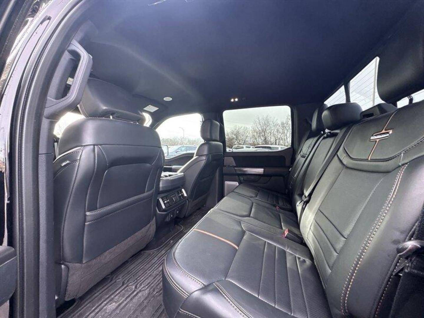 2023 Agate Black Ford F-150 Platinum (1FTFW1ED2PF) with an PowerBoost 3.5L Hybrid Twin Turbo V6 420hp 570ft. engine, Automatic transmission, located at 25355 Eames Street, Channahon, IL, 60410, (815) 467-1807, 41.429108, -88.228432 - Photo#11