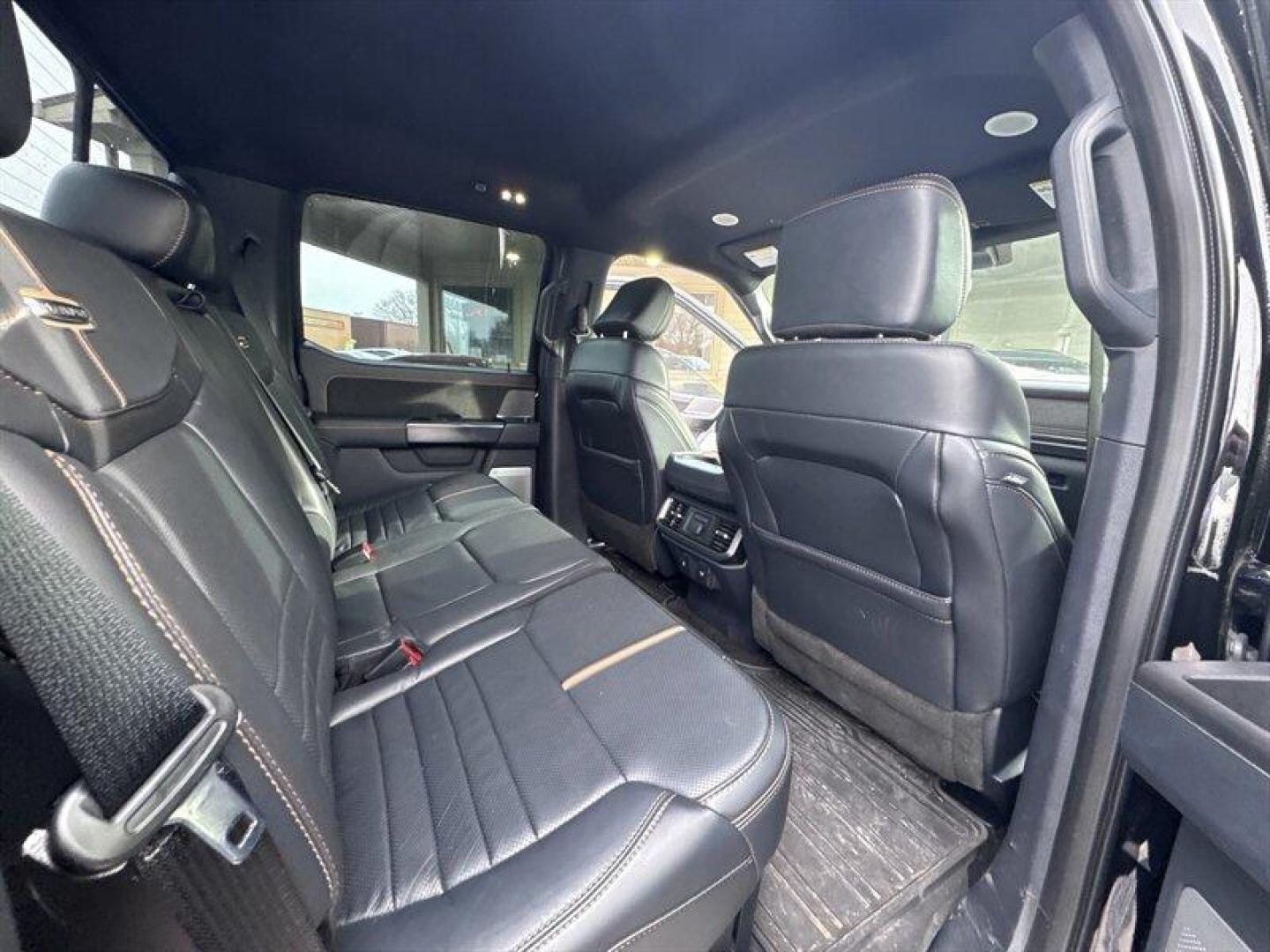 2023 Agate Black Ford F-150 Platinum (1FTFW1ED2PF) with an PowerBoost 3.5L Hybrid Twin Turbo V6 420hp 570ft. engine, Automatic transmission, located at 25355 Eames Street, Channahon, IL, 60410, (815) 467-1807, 41.429108, -88.228432 - Photo#12