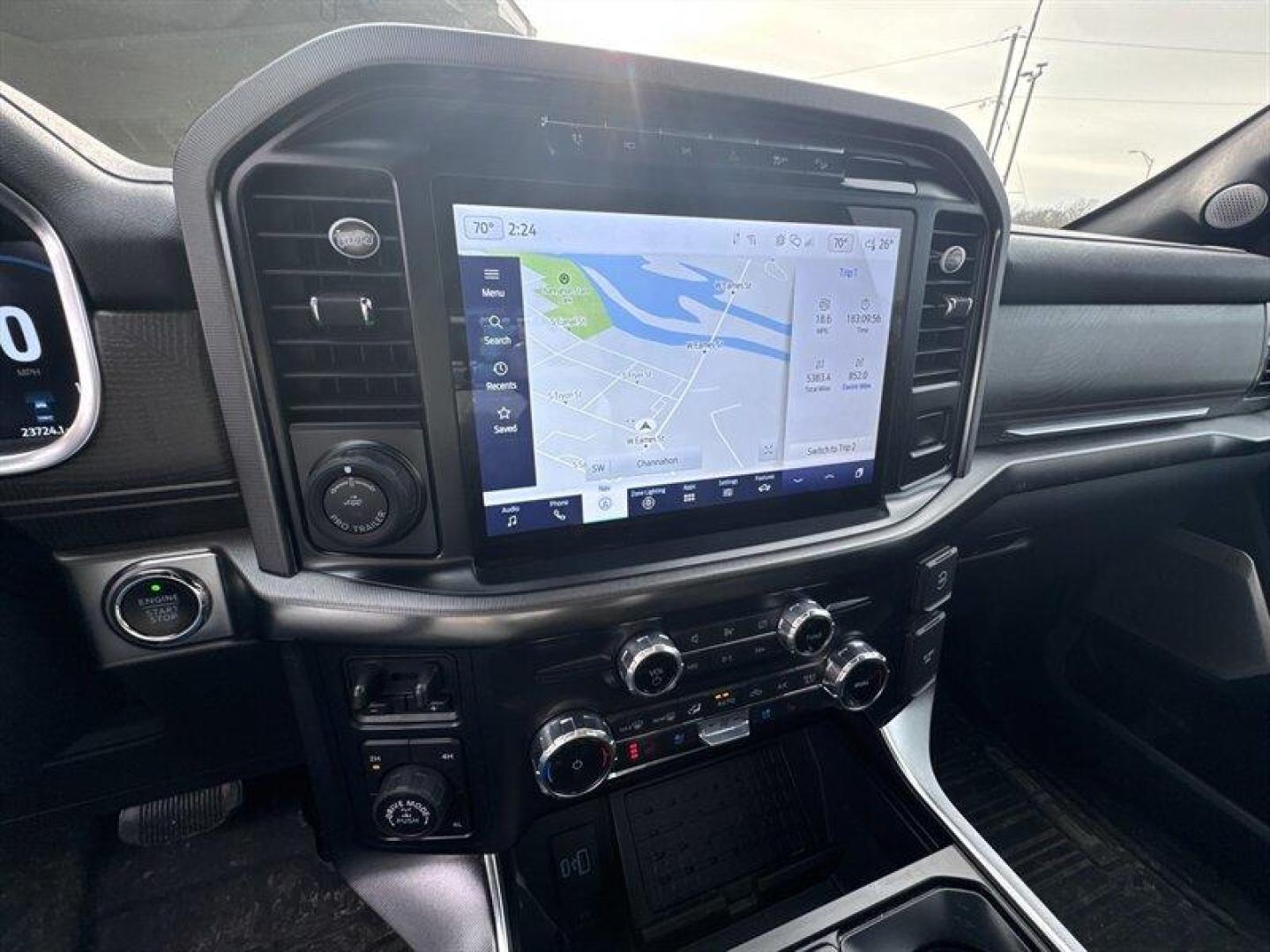 2023 Agate Black Ford F-150 Platinum (1FTFW1ED2PF) with an PowerBoost 3.5L Hybrid Twin Turbo V6 420hp 570ft. engine, Automatic transmission, located at 25355 Eames Street, Channahon, IL, 60410, (815) 467-1807, 41.429108, -88.228432 - Photo#17