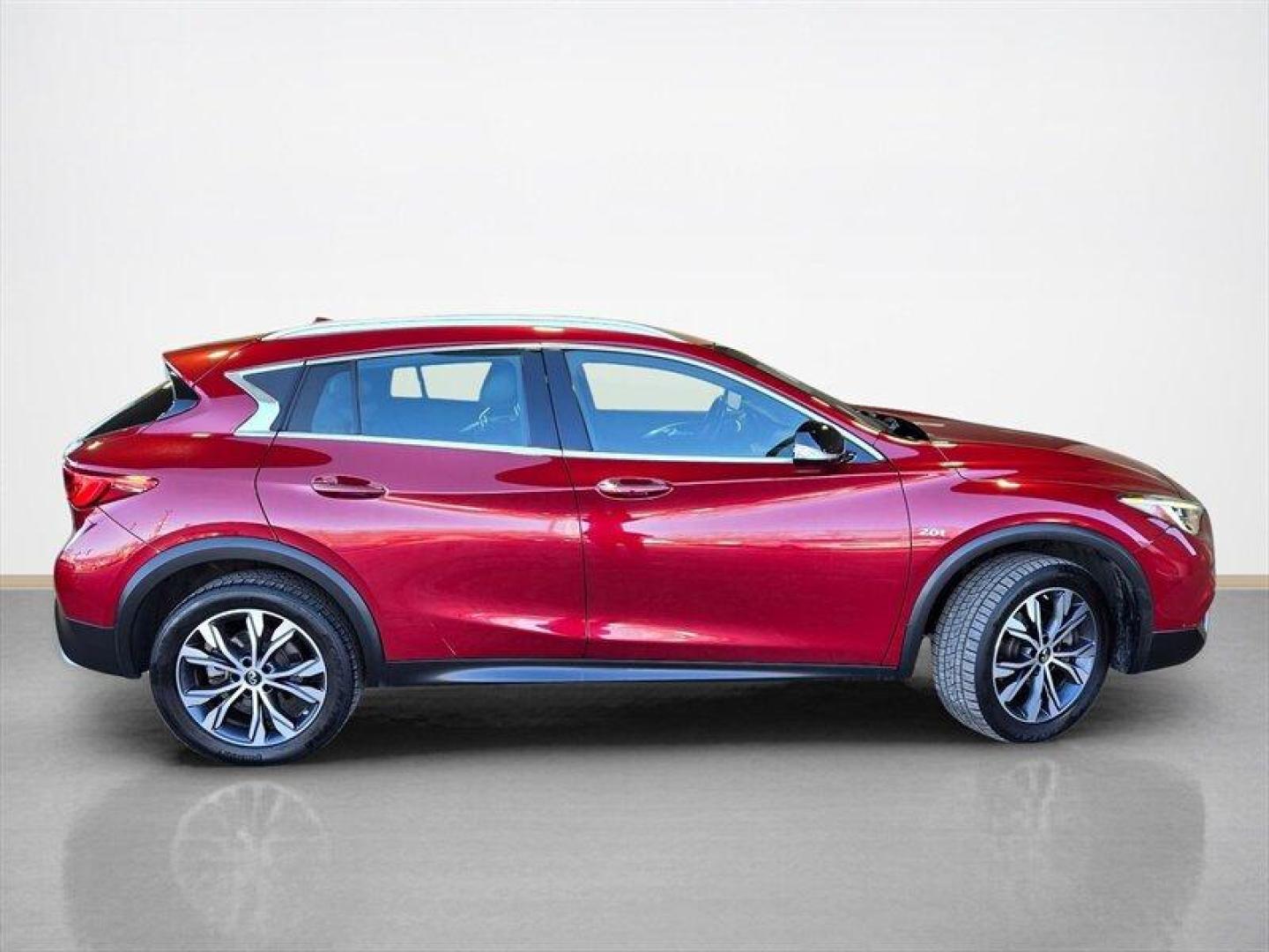 2017 Magnetic Red INFINITI QX30 Luxury (SJKCH5CR5HA) with an 2.0 engine, Automatic transmission, located at 25355 Eames Street, Channahon, IL, 60410, (815) 467-1807, 41.429108, -88.228432 - 2017 INFINITI QX30 Luxury AWD | Style, Comfort and Confidence Sleek, sporty, and surprisingly fun to drivethis 2017 INFINITI QX30 Luxury AWD brings premium style with all-weather confidence. Perfectly sized for city driving while still offering the luxury you expect from INFINITI. This QX30 blen - Photo#1