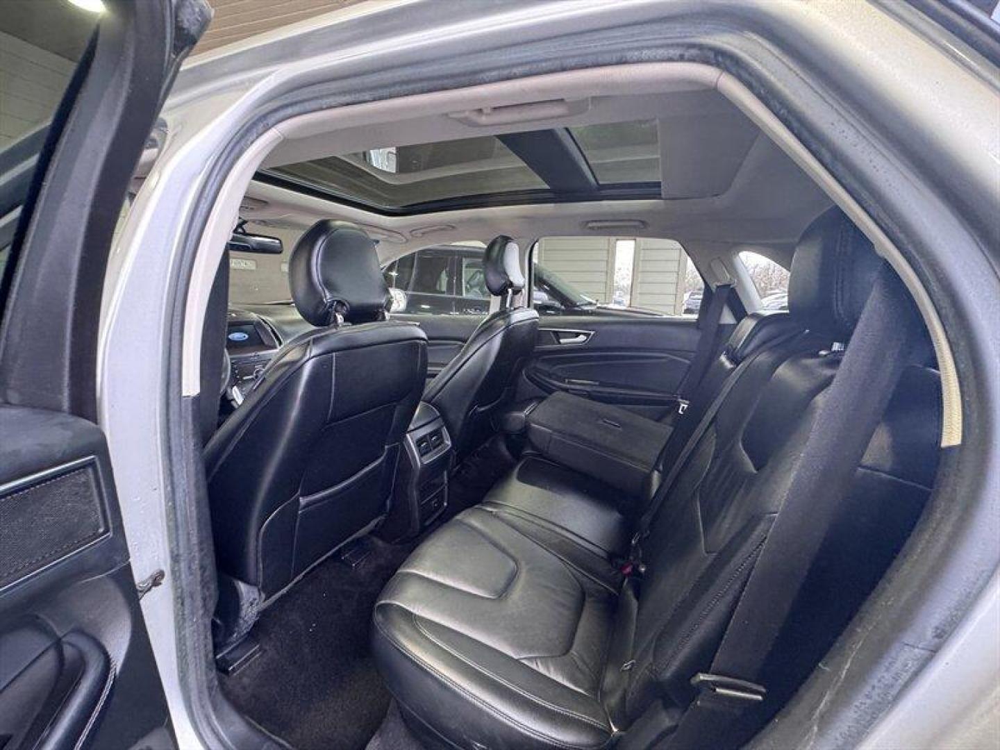 2016 Ingot Silver Ford Edge Titanium (2FMPK4K80GB) with an 3.5L V6 280hp 250ft. lbs. engine, Automatic transmission, located at 25355 Eames Street, Channahon, IL, 60410, (815) 467-1807, 41.429108, -88.228432 - This 2016 Ford Edge Titanium AWD checks all the boxesclean, comfortable, and capable, with the premium features you want and the all-wheel-drive confidence you need. A local trade thats been well cared for and nicely equipped. Highlights include: AWD for all-weather driving Heated leather seats - Photo#12