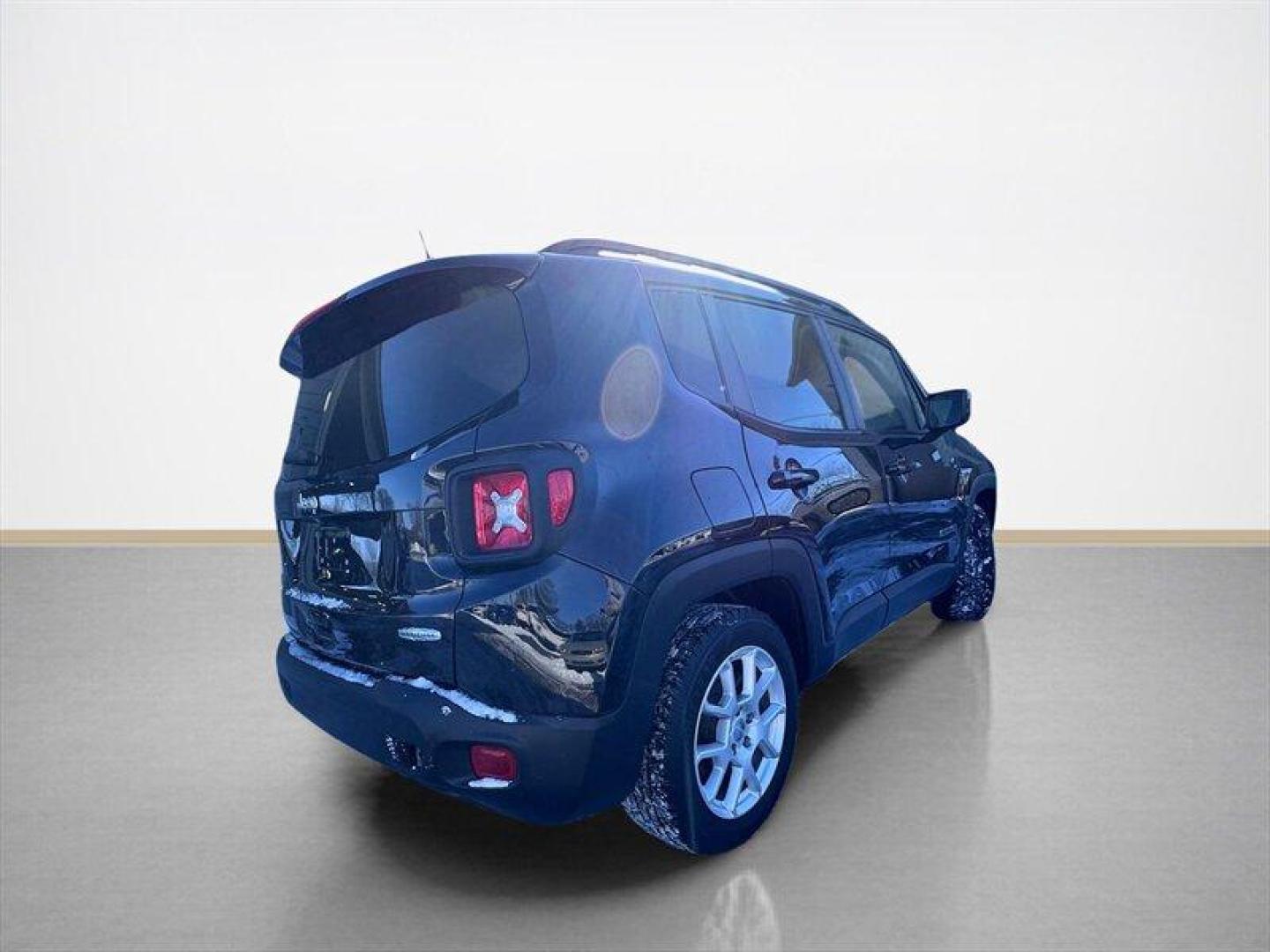 2019 Black Clear Coat Jeep Renegade Latitude (ZACNJABB2KP) with an Tigershark 2.4L I4 180hp 175ft. lbs. engine, Automatic transmission, located at 25355 Eames Street, Channahon, IL, 60410, (815) 467-1807, 41.429108, -88.228432 - Meet the 2019 Jeep Renegade Latitude small SUV, big attitude. Dressed in sleek Black Clear Coat with a Black/Ski Grey interior, this little box of fun packs the Tigershark 2.4L I4 under the hood, serving up 180 hp and 175 lb-ft of torque through a smooth 9-speed automatic. Translation: peppy city s - Photo#3