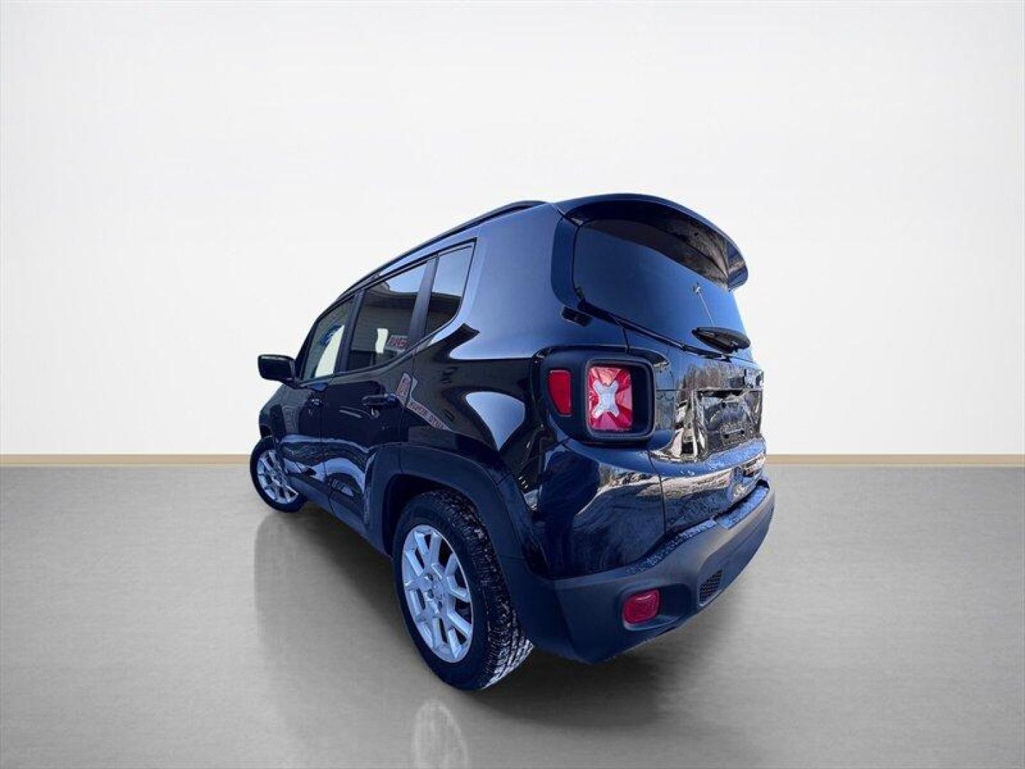 2019 Black Clear Coat Jeep Renegade Latitude (ZACNJABB2KP) with an Tigershark 2.4L I4 180hp 175ft. lbs. engine, Automatic transmission, located at 25355 Eames Street, Channahon, IL, 60410, (815) 467-1807, 41.429108, -88.228432 - Meet the 2019 Jeep Renegade Latitude small SUV, big attitude. Dressed in sleek Black Clear Coat with a Black/Ski Grey interior, this little box of fun packs the Tigershark 2.4L I4 under the hood, serving up 180 hp and 175 lb-ft of torque through a smooth 9-speed automatic. Translation: peppy city s - Photo#5