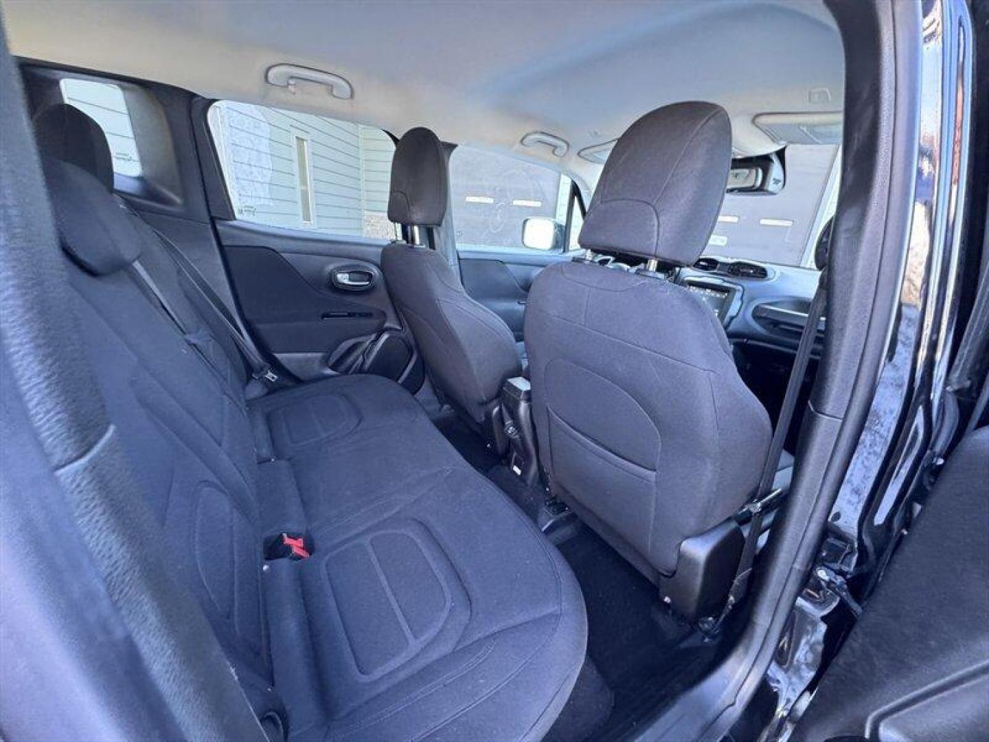 2019 Black Clear Coat Jeep Renegade Latitude (ZACNJABB2KP) with an Tigershark 2.4L I4 180hp 175ft. lbs. engine, Automatic transmission, located at 25355 Eames Street, Channahon, IL, 60410, (815) 467-1807, 41.429108, -88.228432 - Meet the 2019 Jeep Renegade Latitude small SUV, big attitude. Dressed in sleek Black Clear Coat with a Black/Ski Grey interior, this little box of fun packs the Tigershark 2.4L I4 under the hood, serving up 180 hp and 175 lb-ft of torque through a smooth 9-speed automatic. Translation: peppy city s - Photo#13