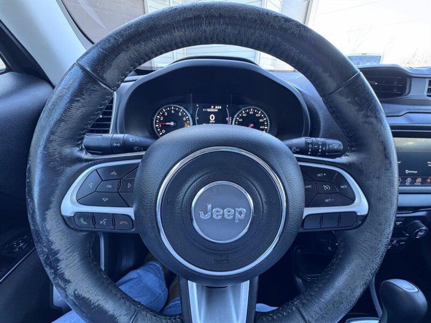 2019 Black Clear Coat Jeep Renegade Latitude (ZACNJABB2KP) with an Tigershark 2.4L I4 180hp 175ft. lbs. engine, Automatic transmission, located at 25355 Eames Street, Channahon, IL, 60410, (815) 467-1807, 41.429108, -88.228432 - Meet the 2019 Jeep Renegade Latitude small SUV, big attitude. Dressed in sleek Black Clear Coat with a Black/Ski Grey interior, this little box of fun packs the Tigershark 2.4L I4 under the hood, serving up 180 hp and 175 lb-ft of torque through a smooth 9-speed automatic. Translation: peppy city s - Photo#20
