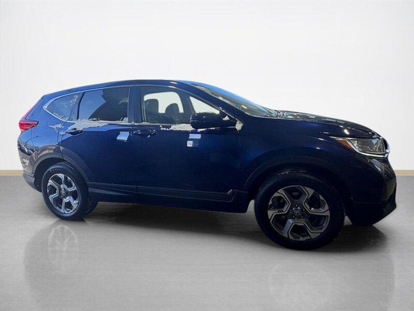 2019 Obsidian Blue Pearl Honda CR-V EX (5J6RW2H52KL) with an 1.5L Turbo I4 190hp 179ft. lbs. engine, Automatic transmission, located at 25355 Eames Street, Channahon, IL, 60410, (815) 467-1807, 41.429108, -88.228432 - Say hello to the 2019 Honda CR-V EX Obsidian Blue Pearl on the outside, sleek Black on the inside, and just the right amount of grown-up attitude. Under the hood its packing Hondas lively 1.5L Turbo I4 (Earth Dreams tech), delivering 190 hp and 179 lb-ft of torque paired to a smooth CVT for city h - Photo#1