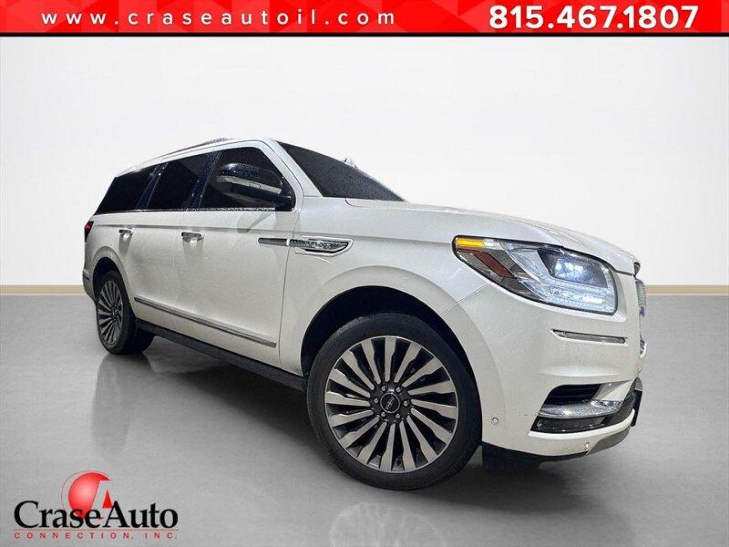 2018 White Platinum Tri-Coat Lincoln Navigator Reserve (5LMJJ2LT0JE) with an 3.5L Twin Turbo V6 450hp 510ft. lbs. engine, Automatic transmission, located at 25355 Eames Street, Channahon, IL, 60410, (815) 467-1807, 41.429108, -88.228432 - Pull up like you own the place. The 2018 Lincoln Navigator Reserve brings full boss energy with luxury to match. Cooled seats when summers rude. Heated leather when winter tries you. Panoramic roof for the views. Backup camera, nav, remote start, power boards all the bells, zero compromises. Whit - Photo#0