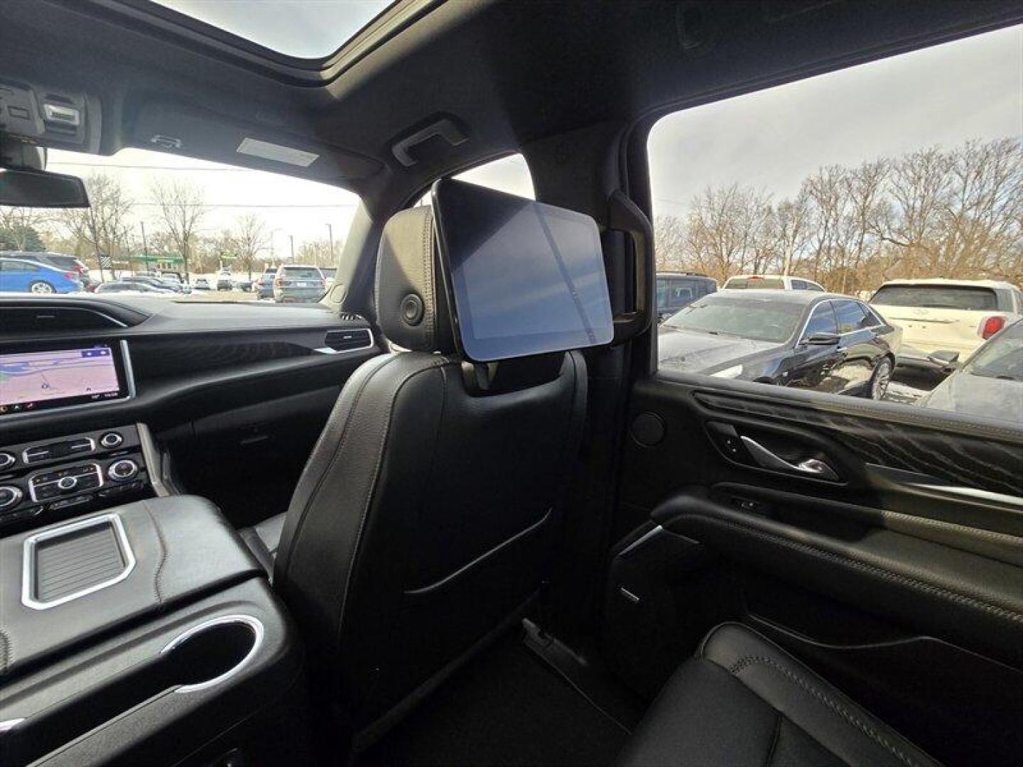 2021 Onyx Black GMC Yukon Denali (1GKS2JKL3MR) with an EcoTec3 6.2L V8 420hp 460ft. lbs. engine, Automatic transmission, located at 25355 Eames Street, Channahon, IL, 60410, (815) 467-1807, 41.429108, -88.228432 - 2021 GMC Yukon XL Denali Onyx Black exterior, Jet Black interior. This Yukon XL is powered by the EcoTec3 6.2L V8 that produces 420 hp and 460 ft-lbs of torque, mated to a 10-speed automatic transmission. EPA fuel economy is approximately 13 MPG city and 19 MPG highway. The vehicle is in excellent - Photo#33