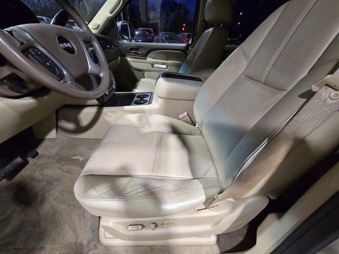 2010 Summit White GMC Yukon SLT (1GKMCCE34AR) with an Vortec Aluminum Block 5.3L Flex Fuel V8 320hp 335f engine, Automatic transmission, located at 25355 Eames Street, Channahon, IL, 60410, (815) 467-1807, 41.429108, -88.228432 - 2010 GMC Yukon SLT XFE Summit White exterior, Light Tan interior. This Yukon is powered by the Vortec aluminum-block 5.3L FlexFuel V8 (320 hp, 335 lb-ft torque) paired with a six-speed automatic transmission. It carries the XFE (extra fuel economy) calibration from the factory to improve highway ef - Photo#10