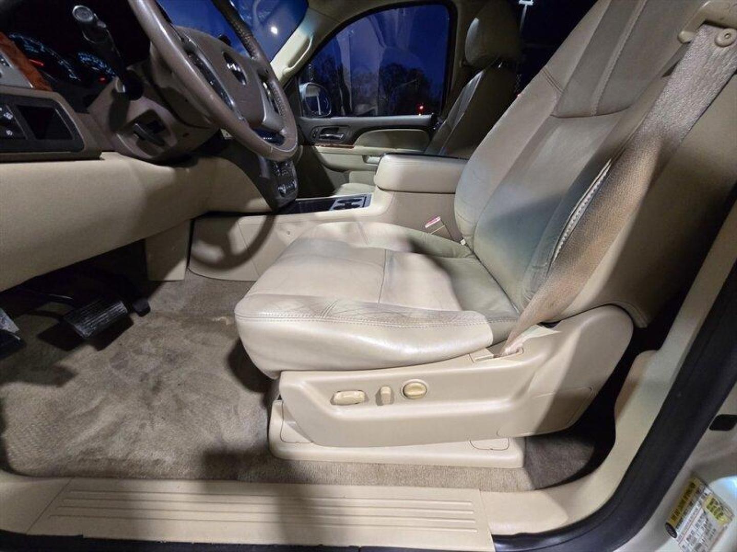 2010 Summit White GMC Yukon SLT (1GKMCCE34AR) with an Vortec Aluminum Block 5.3L Flex Fuel V8 320hp 335f engine, Automatic transmission, located at 25355 Eames Street, Channahon, IL, 60410, (815) 467-1807, 41.429108, -88.228432 - 2010 GMC Yukon SLT XFE Summit White exterior, Light Tan interior. This Yukon is powered by the Vortec aluminum-block 5.3L FlexFuel V8 (320 hp, 335 lb-ft torque) paired with a six-speed automatic transmission. It carries the XFE (extra fuel economy) calibration from the factory to improve highway ef - Photo#9