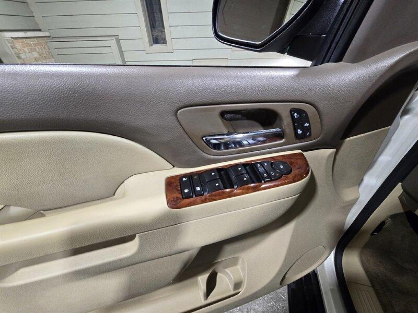 2010 Summit White GMC Yukon SLT (1GKMCCE34AR) with an Vortec Aluminum Block 5.3L Flex Fuel V8 320hp 335f engine, Automatic transmission, located at 25355 Eames Street, Channahon, IL, 60410, (815) 467-1807, 41.429108, -88.228432 - 2010 GMC Yukon SLT XFE Summit White exterior, Light Tan interior. This Yukon is powered by the Vortec aluminum-block 5.3L FlexFuel V8 (320 hp, 335 lb-ft torque) paired with a six-speed automatic transmission. It carries the XFE (extra fuel economy) calibration from the factory to improve highway ef - Photo#12