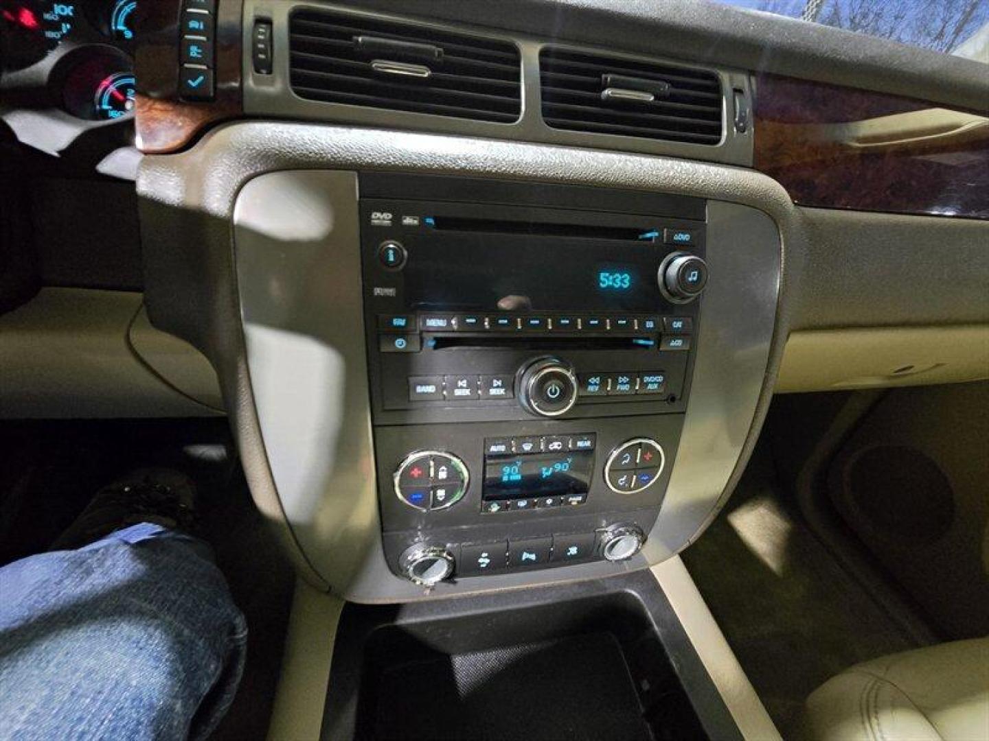 2010 Summit White GMC Yukon SLT (1GKMCCE34AR) with an Vortec Aluminum Block 5.3L Flex Fuel V8 320hp 335f engine, Automatic transmission, located at 25355 Eames Street, Channahon, IL, 60410, (815) 467-1807, 41.429108, -88.228432 - 2010 GMC Yukon SLT XFE Summit White exterior, Light Tan interior. This Yukon is powered by the Vortec aluminum-block 5.3L FlexFuel V8 (320 hp, 335 lb-ft torque) paired with a six-speed automatic transmission. It carries the XFE (extra fuel economy) calibration from the factory to improve highway ef - Photo#18