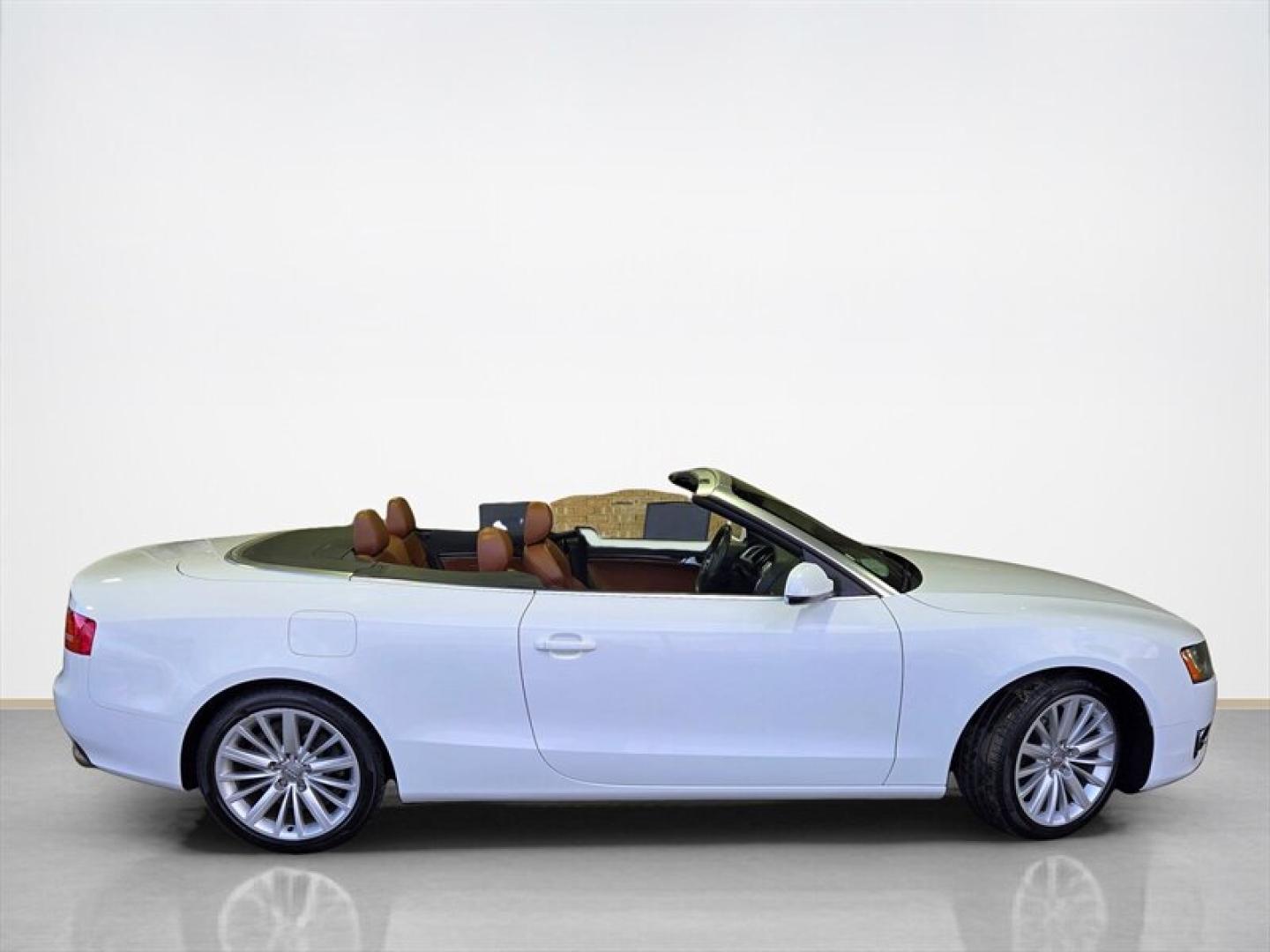 2012 Ibis White Audi A5 2.0T Premium quattro (WAULFAFH5CN) with an 2.0L Turbo I4 211hp 258ft. lbs. engine, TipTronic transmission, located at 25355 Eames Street, Channahon, IL, 60410, (815) 467-1807, 41.429108, -88.228432 - 2012 Audi A5 2.0T quattro Premium Plus Ibis White exterior with Cinnamon Brown interior. This A5 is powered by Audis 2.0L turbocharged inline-4 producing 211 hp and 258 lb-ft of torque, routed through Audis quattro all-wheel-drive system. The vehicle shows excellent low mileage (under 61,000 miles- Photo#1