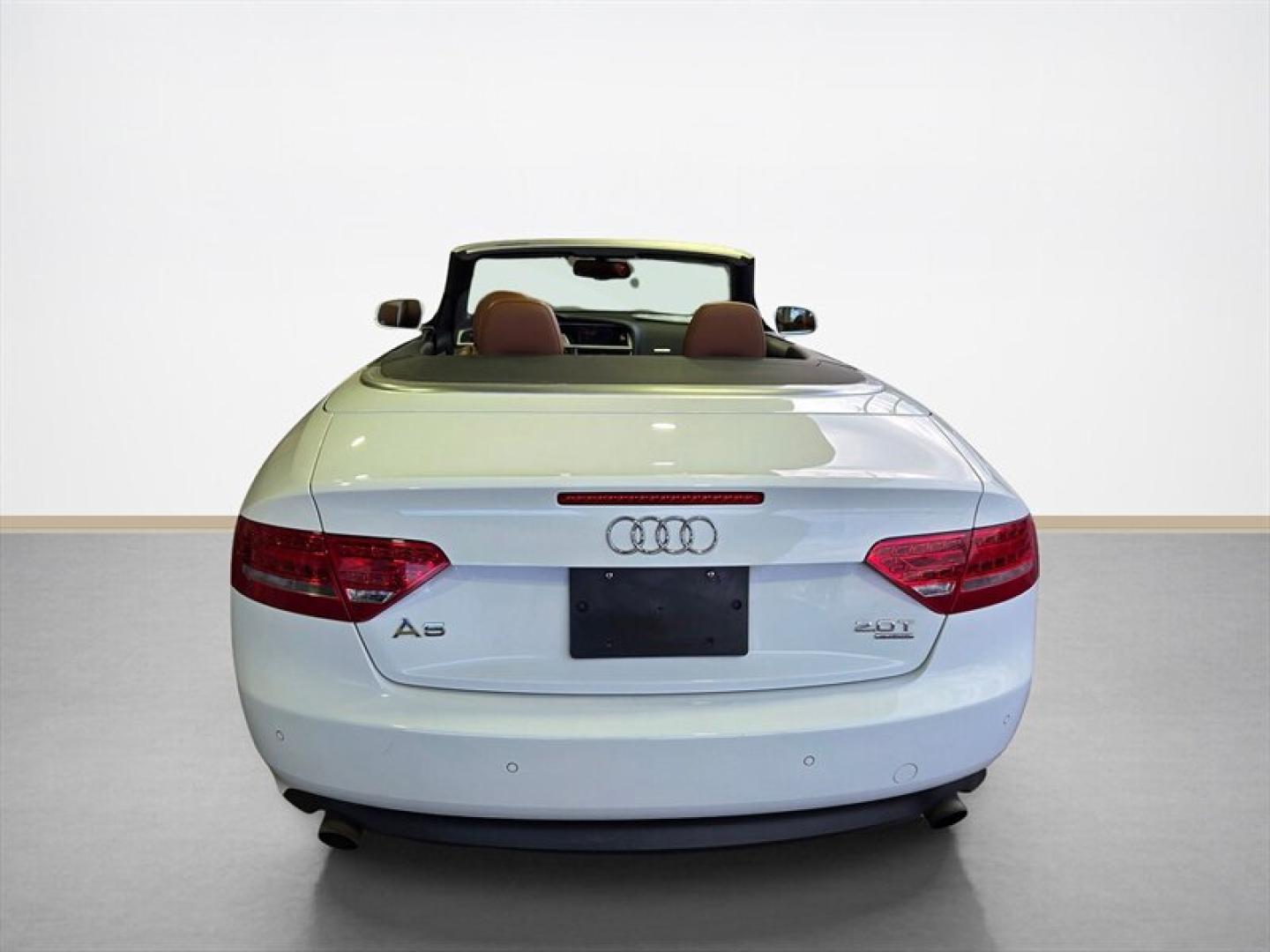 2012 Ibis White Audi A5 2.0T Premium quattro (WAULFAFH5CN) with an 2.0L Turbo I4 211hp 258ft. lbs. engine, TipTronic transmission, located at 25355 Eames Street, Channahon, IL, 60410, (815) 467-1807, 41.429108, -88.228432 - 2012 Audi A5 2.0T quattro Premium Plus Ibis White exterior with Cinnamon Brown interior. This A5 is powered by Audis 2.0L turbocharged inline-4 producing 211 hp and 258 lb-ft of torque, routed through Audis quattro all-wheel-drive system. The vehicle shows excellent low mileage (under 61,000 miles- Photo#4