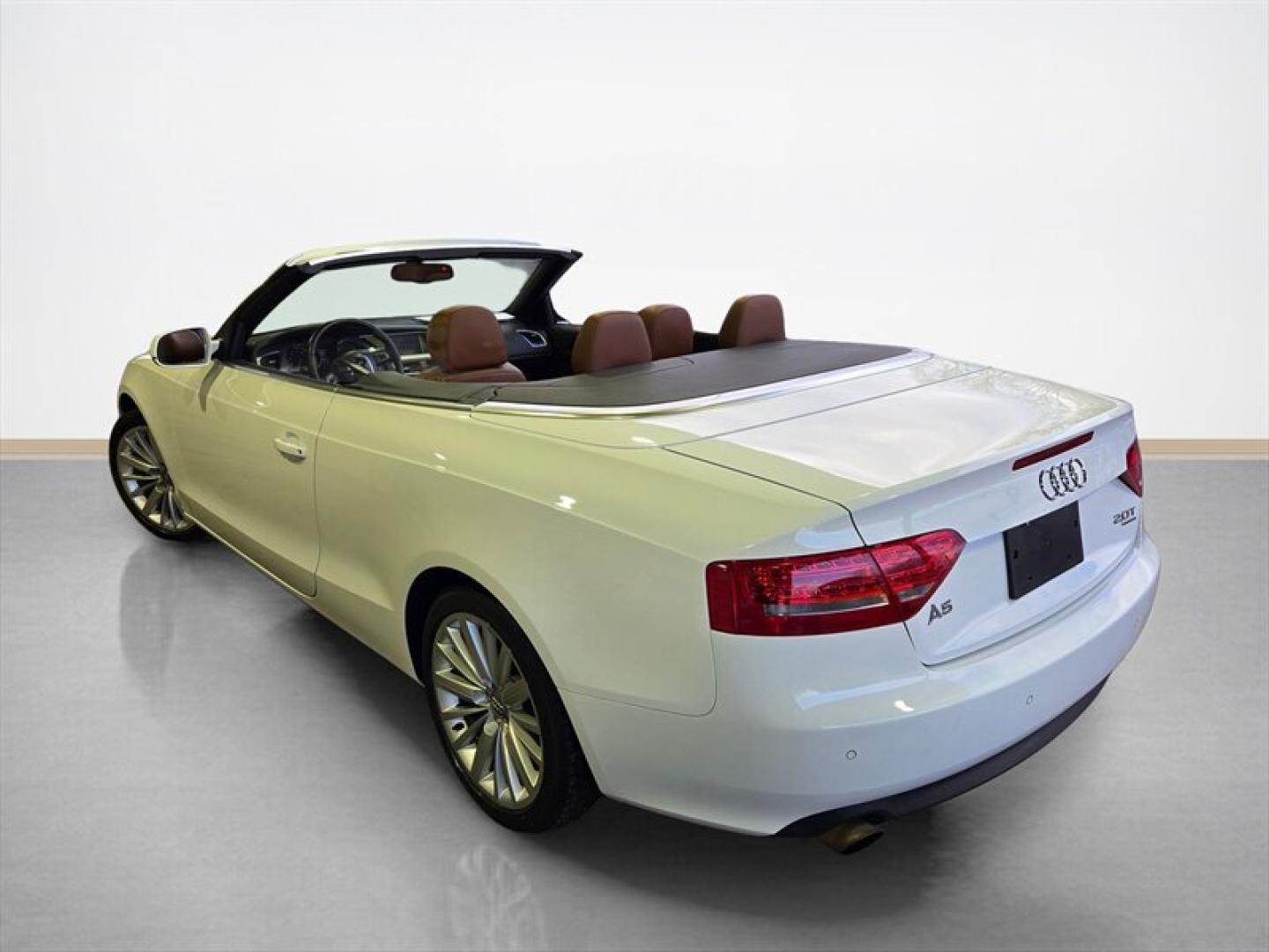 2012 Ibis White Audi A5 2.0T Premium quattro (WAULFAFH5CN) with an 2.0L Turbo I4 211hp 258ft. lbs. engine, TipTronic transmission, located at 25355 Eames Street, Channahon, IL, 60410, (815) 467-1807, 41.429108, -88.228432 - 2012 Audi A5 2.0T quattro Premium Plus Ibis White exterior with Cinnamon Brown interior. This A5 is powered by Audis 2.0L turbocharged inline-4 producing 211 hp and 258 lb-ft of torque, routed through Audis quattro all-wheel-drive system. The vehicle shows excellent low mileage (under 61,000 miles- Photo#5