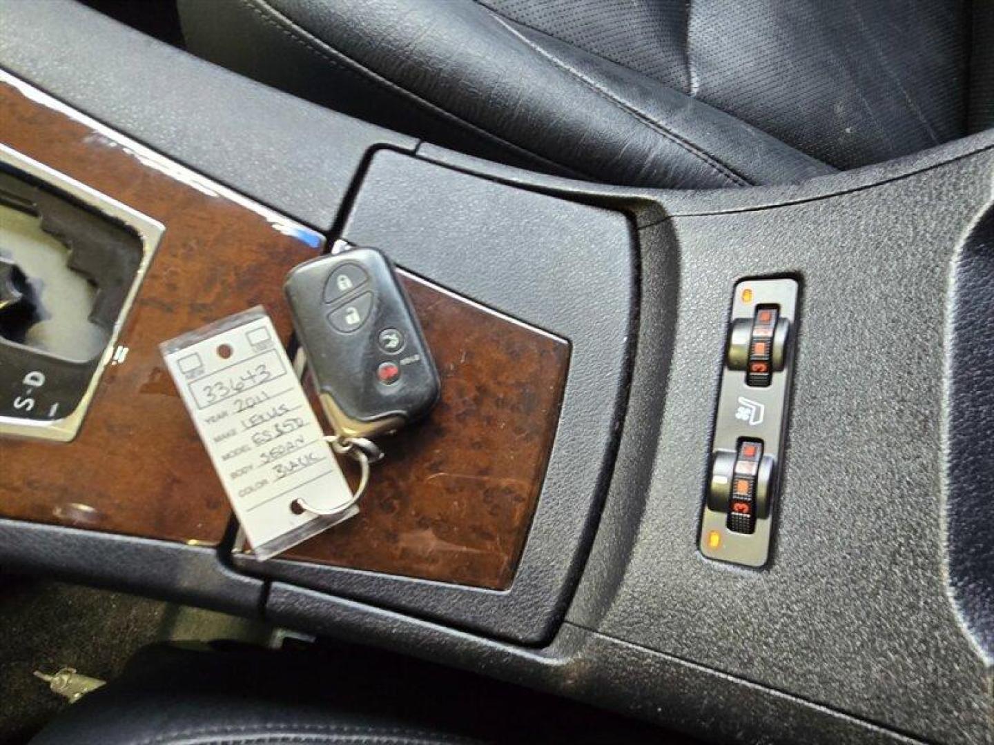 2011 Obsidian Lexus ES 350 350 (JTHBK1EG6B2) with an 3.5L V6 268hp 248ft. lbs. engine, Automatic transmission, located at 25355 Eames Street, Channahon, IL, 60410, (815) 467-1807, 41.429108, -88.228432 - 2011 Lexus ES 350 Obsidian exterior, Black interior This 2011 Lexus ES 350 is powered by the factory 3.5L V6 engine, producing 268 horsepower and 248 lb-ft of torque, paired with a smooth automatic transmission and front-wheel drive. Fuel economy is rated at approximately 19 MPG city and 27 MPG hi - Photo#21