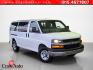 2011 Summit White Chevrolet Express LT Passenger (1GAZGYFG4B1) with an 6.0L Flex Fuel V8 323hp 373ft. lbs. engine, Automatic transmission, located at 25355 Eames Street, Channahon, IL, 60410, (815) 467-1807, 41.429108, -88.228432 - 2011 Chevrolet Express LT 3500 ** 8 PASSENGER WITH A POWER DRIVERS SEAT AND SLIDING SIDE DOOR** Summit White exterior, Medium Pewter interior. Powered by a 6.0L FlexFuel V8 (323 hp / 373 lb-ft) and built on a heavy-duty Express 3500 chassis with rear-wheel drive, this van delivers dependable low-r - Photo#0