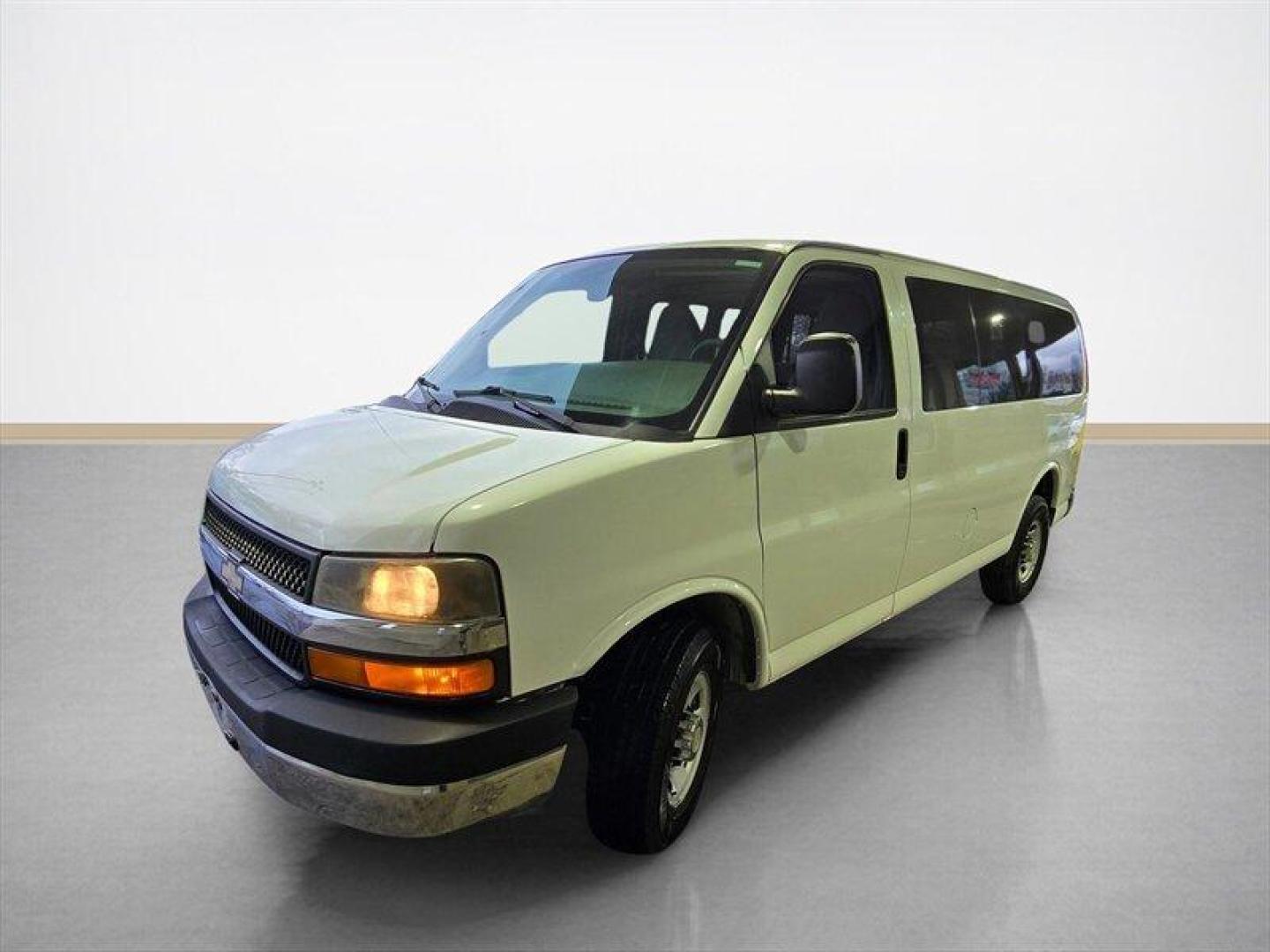 2011 Summit White Chevrolet Express LT Passenger (1GAZGYFG4B1) with an 6.0L Flex Fuel V8 323hp 373ft. lbs. engine, Automatic transmission, located at 25355 Eames Street, Channahon, IL, 60410, (815) 467-1807, 41.429108, -88.228432 - 2011 Chevrolet Express LT 3500 ** 8 PASSENGER WITH A POWER DRIVERS SEAT AND SLIDING SIDE DOOR** Summit White exterior, Medium Pewter interior. Powered by a 6.0L FlexFuel V8 (323 hp / 373 lb-ft) and built on a heavy-duty Express 3500 chassis with rear-wheel drive, this van delivers dependable low-r - Photo#7