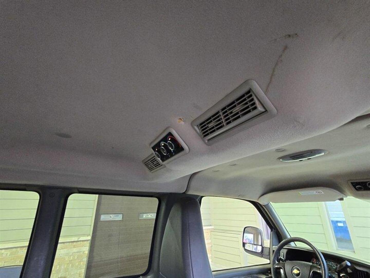 2011 Summit White Chevrolet Express LT Passenger (1GAZGYFG4B1) with an 6.0L Flex Fuel V8 323hp 373ft. lbs. engine, Automatic transmission, located at 25355 Eames Street, Channahon, IL, 60410, (815) 467-1807, 41.429108, -88.228432 - 2011 Chevrolet Express LT 3500 ** 8 PASSENGER WITH A POWER DRIVERS SEAT AND SLIDING SIDE DOOR** Summit White exterior, Medium Pewter interior. Powered by a 6.0L FlexFuel V8 (323 hp / 373 lb-ft) and built on a heavy-duty Express 3500 chassis with rear-wheel drive, this van delivers dependable low-r - Photo#26