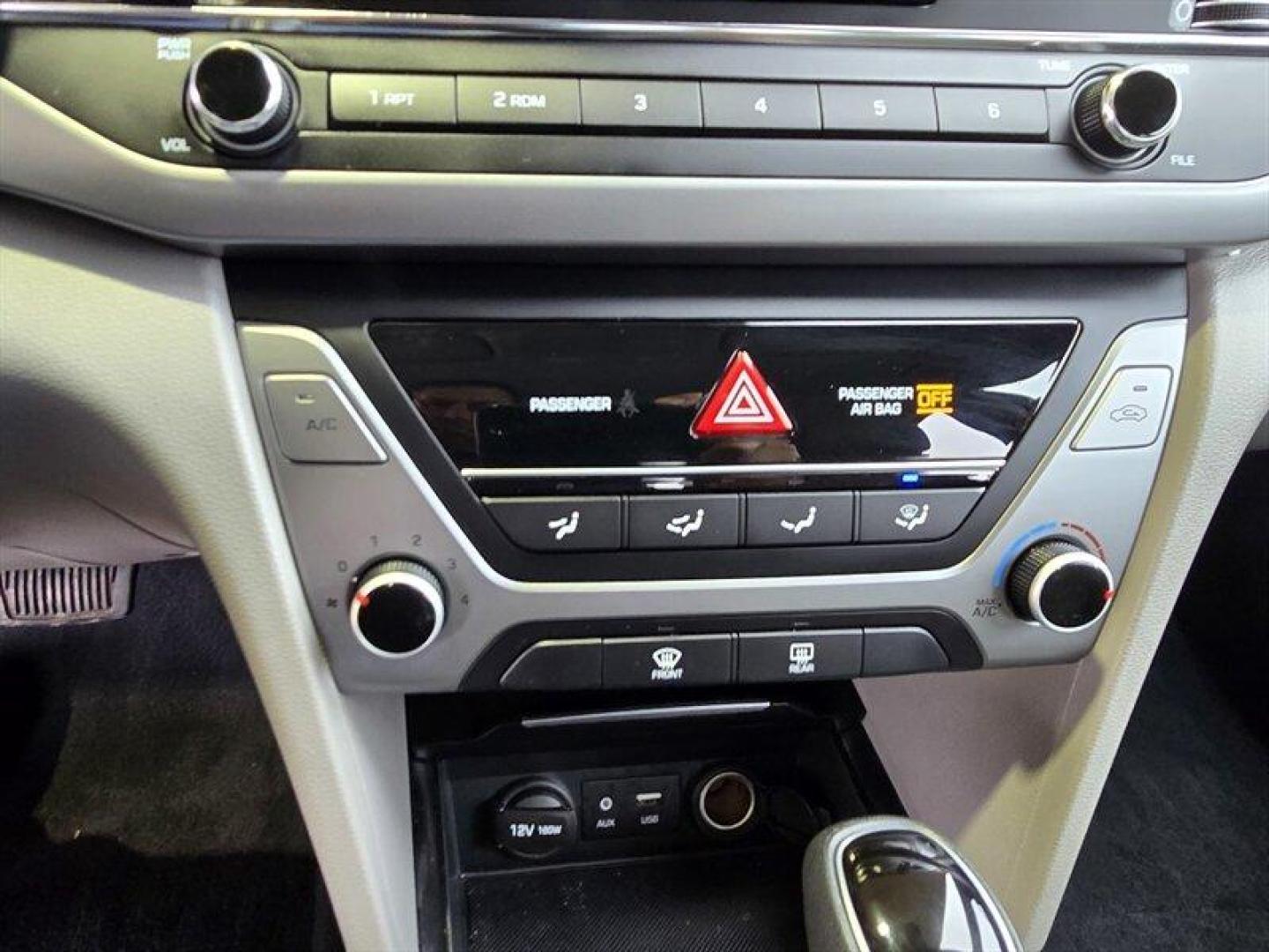 2017 Shale Gray Metallic Hyundai ELANTRA SE (5NPD74LF3HH) with an Nu 2.0L I4 147hp 132ft. lbs. engine, Automatic transmission, located at 25355 Eames Street, Channahon, IL, 60410, (815) 467-1807, 41.429108, -88.228432 - 2017 Hyundai Elantra SE Shale Gray Metallic exterior, Gray cloth interior. This Elantra is powered by the Nu 2.0L I4 engine producing 147 hp and 132 lb-ft of torque. It delivers an EPA-rated 26 MPG city and 36 MPG highway and currently has under 36,000 miles (averaging less than 4,000 miles per yea - Photo#16