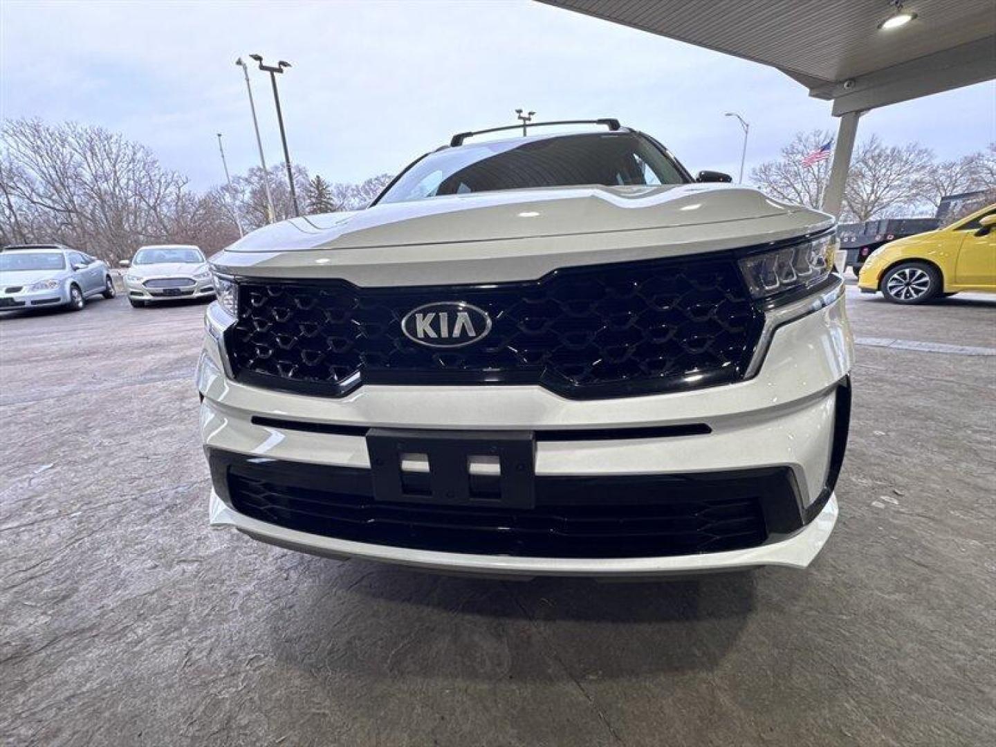 2021 Glacial White Pearl Kia Sorento S (5XYRL4LC2MG) with an 2.5L I4 191hp 181ft. lbs. engine, Automatic transmission, located at 25355 Eames Street, Channahon, IL, 60410, (815) 467-1807, 41.429108, -88.228432 - Meet the 2021 Kia Sorento S a practical, comfortable three-row crossover that balances everyday usability with modern tech and a confident 2.5L I4 powertrain. The 2.5-liter engine produces 191 hp and 181 lb-ft of torque, paired with a smooth automatic transmission for everyday driving. Youll apprec - Photo#9