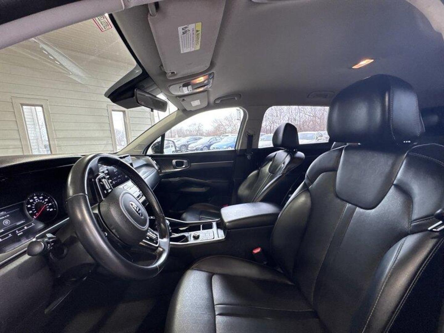 2021 Glacial White Pearl Kia Sorento S (5XYRL4LC2MG) with an 2.5L I4 191hp 181ft. lbs. engine, Automatic transmission, located at 25355 Eames Street, Channahon, IL, 60410, (815) 467-1807, 41.429108, -88.228432 - Meet the 2021 Kia Sorento S a practical, comfortable three-row crossover that balances everyday usability with modern tech and a confident 2.5L I4 powertrain. The 2.5-liter engine produces 191 hp and 181 lb-ft of torque, paired with a smooth automatic transmission for everyday driving. Youll apprec - Photo#12