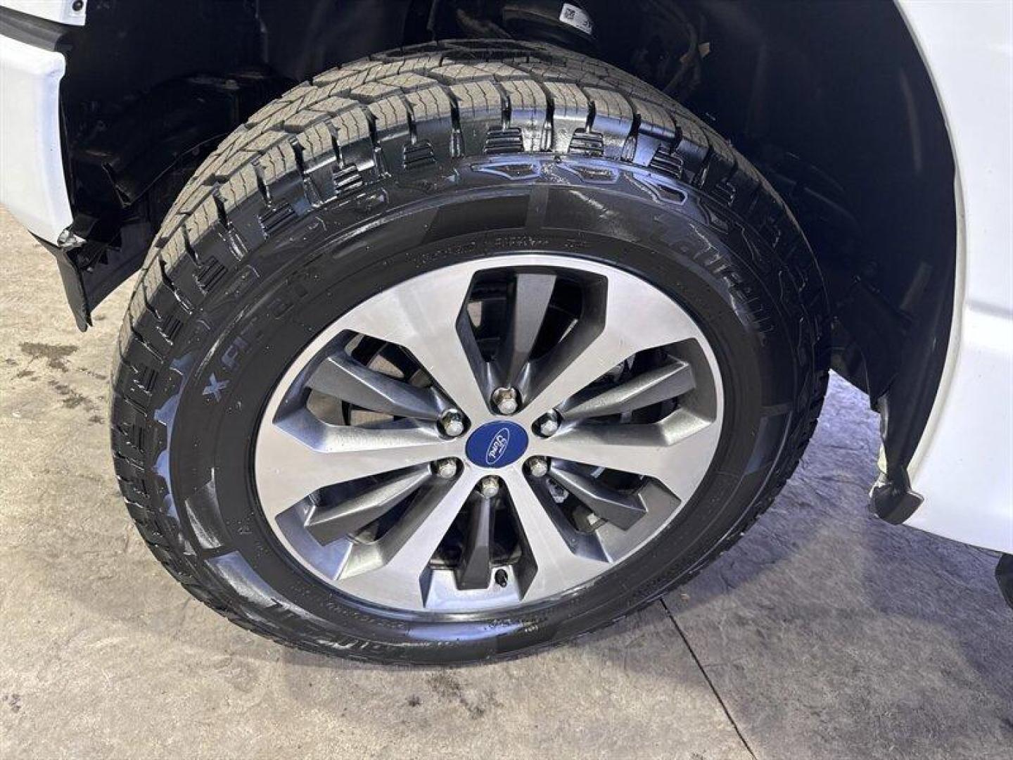 2023 Oxford White Ford F-150 XL (1FTFW1E56PF) with an 5.0L Flex Fuel V8 400hp 410ft. lbs. engine, Automatic transmission, located at 25355 Eames Street, Channahon, IL, 60410, (815) 467-1807, 41.429108, -88.228432 - 2023 Ford F-150 STX FX4 Oxford White exterior, Medium Dark Slate interior. Overview This 2023 F-150 STX equipped with the FX4 Off-Road Package is powered by Fords 5.0L Flex-Fuel V8, delivering 400 hp and 410 lb-ft of torque. It pairs with Fords automatic transmission and a 4x4 drivetrain tuned for - Photo#9