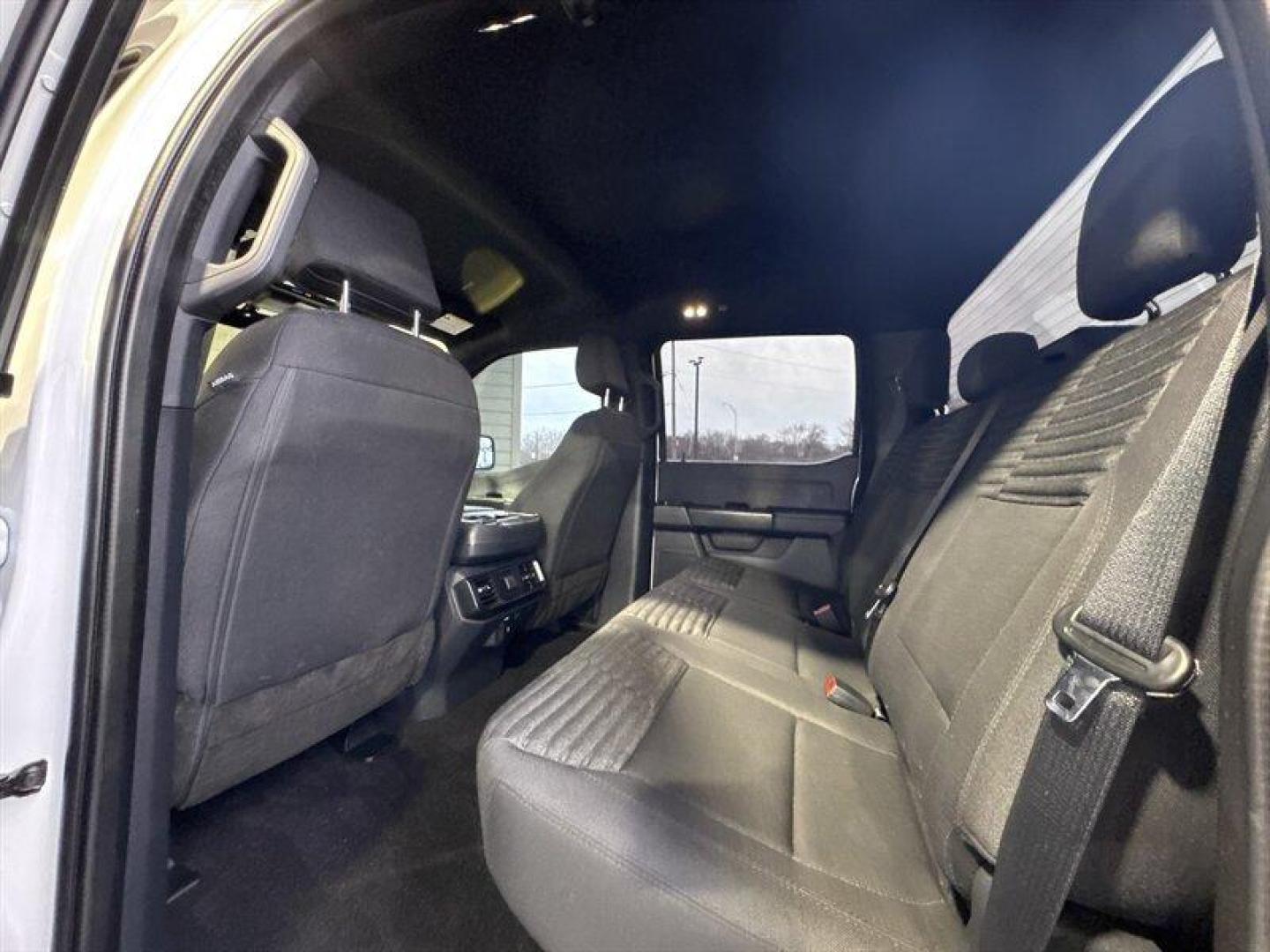 2023 Oxford White Ford F-150 XL (1FTFW1E56PF) with an 5.0L Flex Fuel V8 400hp 410ft. lbs. engine, Automatic transmission, located at 25355 Eames Street, Channahon, IL, 60410, (815) 467-1807, 41.429108, -88.228432 - 2023 Ford F-150 STX FX4 Oxford White exterior, Medium Dark Slate interior. Overview This 2023 F-150 STX equipped with the FX4 Off-Road Package is powered by Fords 5.0L Flex-Fuel V8, delivering 400 hp and 410 lb-ft of torque. It pairs with Fords automatic transmission and a 4x4 drivetrain tuned for - Photo#11