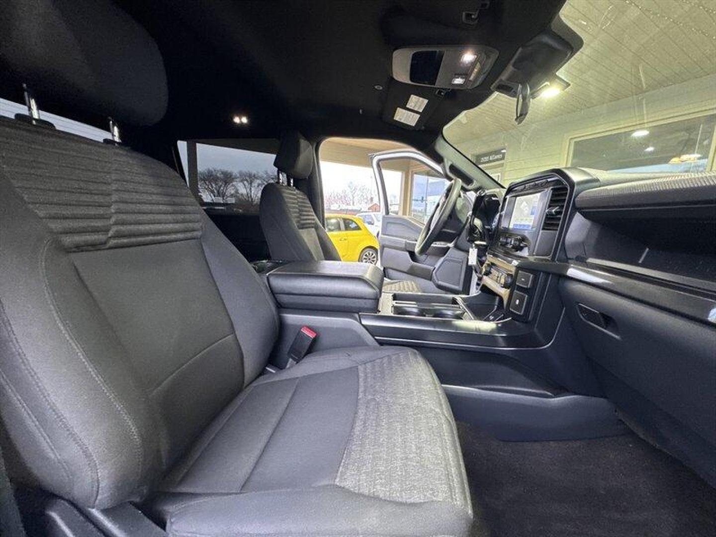 2023 Oxford White Ford F-150 XL (1FTFW1E56PF) with an 5.0L Flex Fuel V8 400hp 410ft. lbs. engine, Automatic transmission, located at 25355 Eames Street, Channahon, IL, 60410, (815) 467-1807, 41.429108, -88.228432 - 2023 Ford F-150 STX FX4 Oxford White exterior, Medium Dark Slate interior. Overview This 2023 F-150 STX equipped with the FX4 Off-Road Package is powered by Fords 5.0L Flex-Fuel V8, delivering 400 hp and 410 lb-ft of torque. It pairs with Fords automatic transmission and a 4x4 drivetrain tuned for - Photo#13