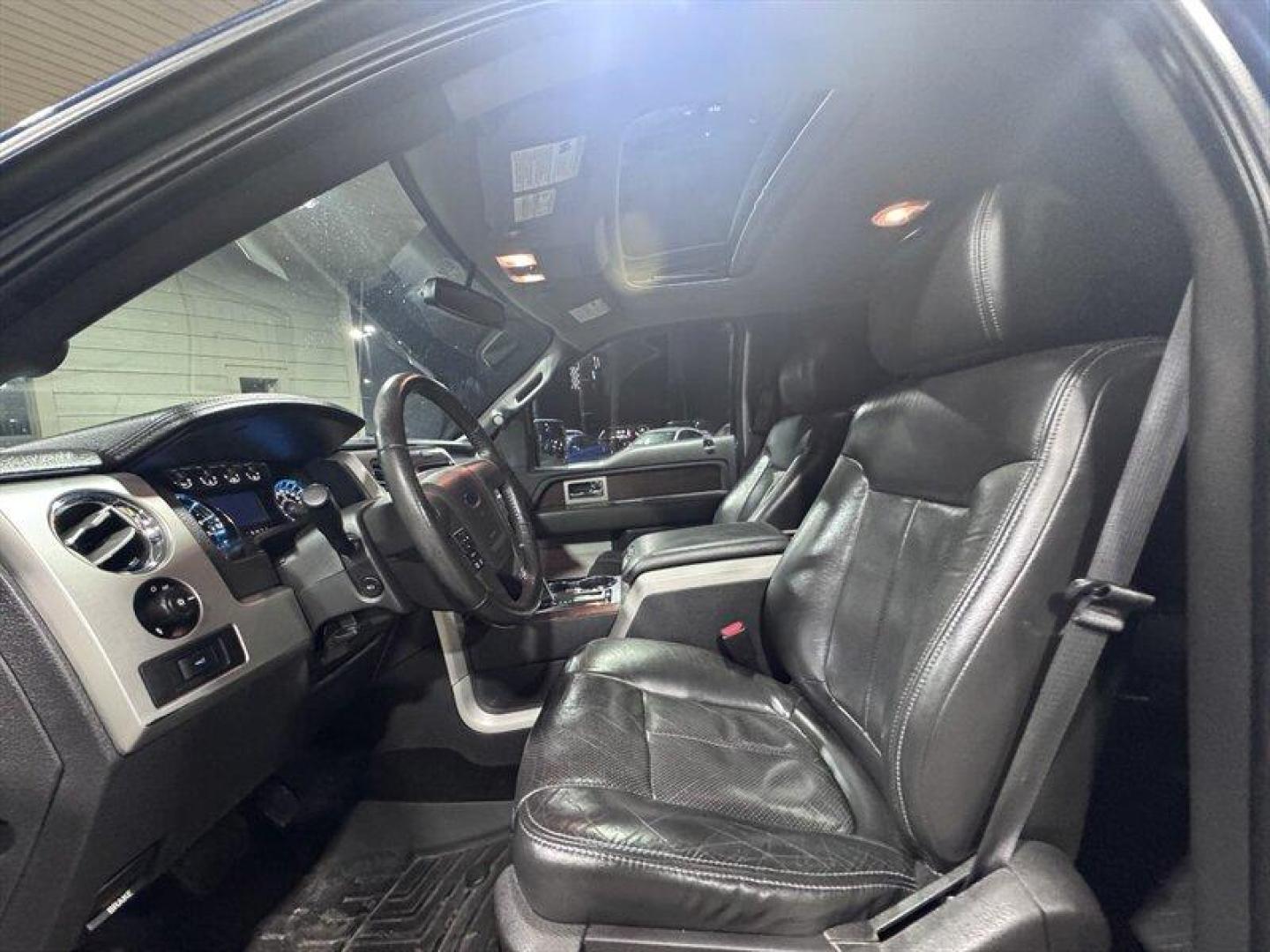 2013 Blue Jeans Metallic Ford F-150 Lariat (1FTFW1EF0DF) with an 5.0L Flex Fuel V8 360hp 380ft. lbs. engine, Automatic transmission, located at 25355 Eames Street, Channahon, IL, 60410, (815) 467-1807, 41.429108, -88.228432 - 2013 Ford F-150 Lariat Blue Jeans Metallic exterior with Steel Gray leather interior. Powerful and refined, this Lariat is factory-equipped with Fords 5.0L Flex Fuel V8 producing 360 hp and 380 lb-ft of torque, paired with a 6-speed automatic transmission with Tow/Haul capability to provide confide - Photo#10