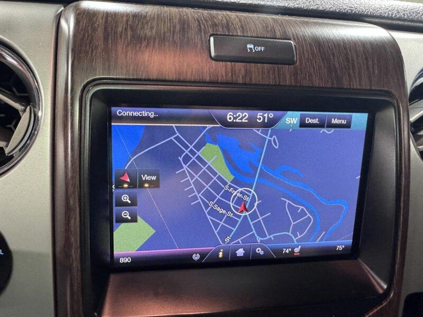 2013 Blue Jeans Metallic Ford F-150 Lariat (1FTFW1EF0DF) with an 5.0L Flex Fuel V8 360hp 380ft. lbs. engine, Automatic transmission, located at 25355 Eames Street, Channahon, IL, 60410, (815) 467-1807, 41.429108, -88.228432 - 2013 Ford F-150 Lariat Blue Jeans Metallic exterior with Steel Gray leather interior. Powerful and refined, this Lariat is factory-equipped with Fords 5.0L Flex Fuel V8 producing 360 hp and 380 lb-ft of torque, paired with a 6-speed automatic transmission with Tow/Haul capability to provide confide - Photo#20