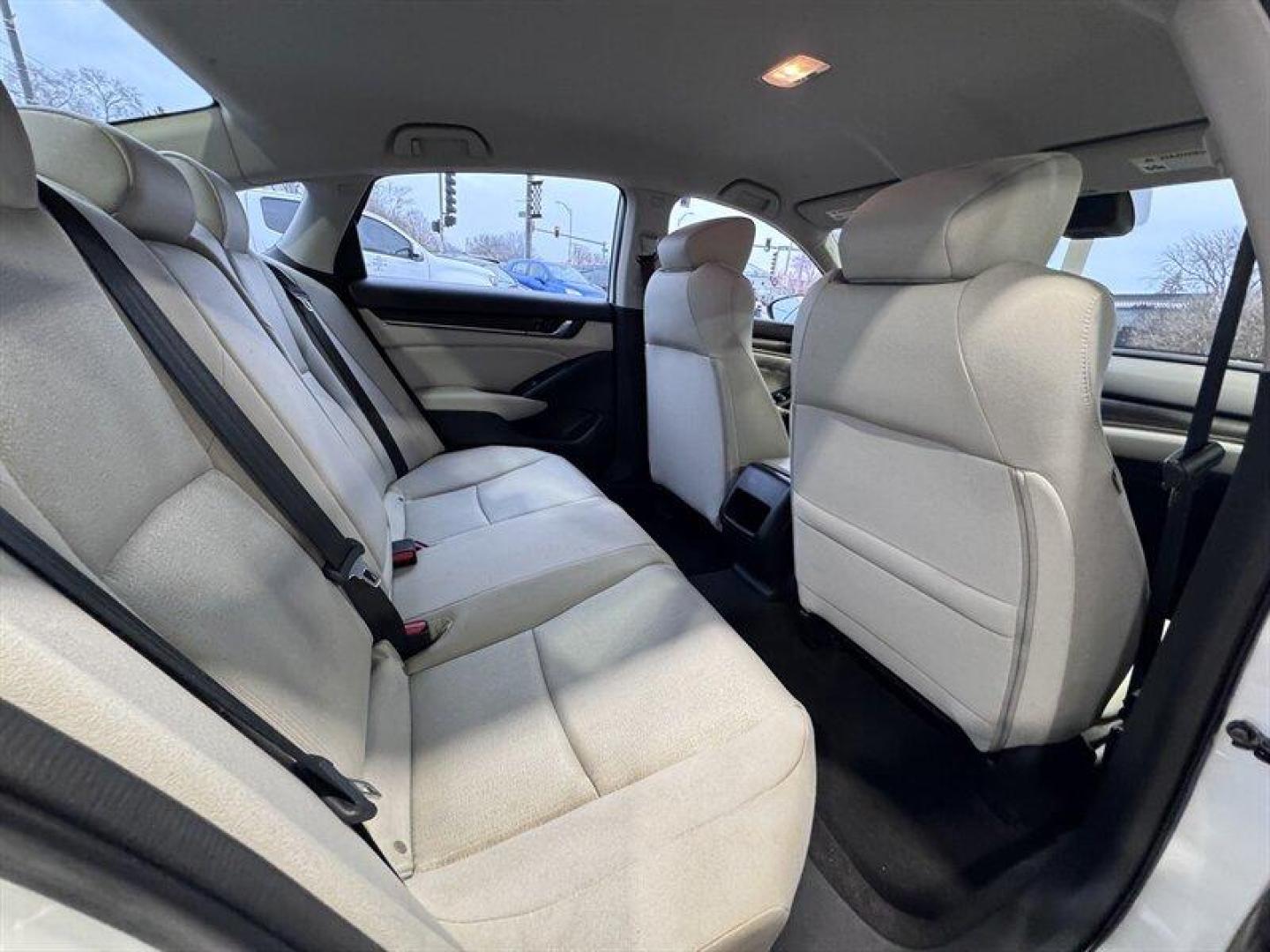 2018 Platinum White Pearl Honda Accord LX (1HGCV1F10JA) with an 1.5L Turbo I4 192hp 192ft. lbs. engine, Automatic transmission, located at 25355 Eames Street, Channahon, IL, 60410, (815) 467-1807, 41.429108, -88.228432 - 2018 Honda Accord LX 1.5L Turbo I4, 192 hp / 192 lb-ft Exceptional condition, exceptionally efficient This 2018 Honda Accord LX pairs the responsive 1.5L turbocharged I4 (192 horsepower, 192 lb-ft torque) with a smooth continuously variable transmission (CVT) and front-wheel drive to deliver a co - Photo#12