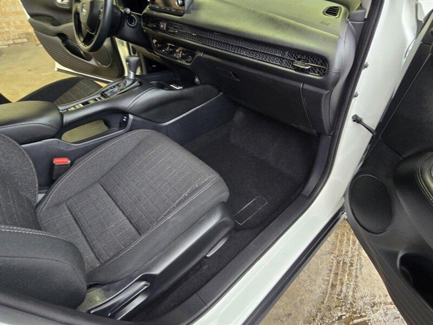 2024 Crystal Black Pearl Honda HR-V LX (3CZRZ2H35RM) with an 2.0L I4 158hp 138ft. lbs. engine, Automatic transmission, located at 25355 Eames Street, Channahon, IL, 60410, (815) 467-1807, 41.429108, -88.228432 - 2024 Honda HR-V LX low miles, high attitude. Under the hood: a peppy 2.0L inline-4 that serves up 158 hp and 138 lb-ft of torque, paired with Hondas smooth CVT for easy, efficient driving. This HR-V sips gas 25 MPG city and 30 MPG highway and shows under 11,000 miles on the odometer (thats less - Photo#25