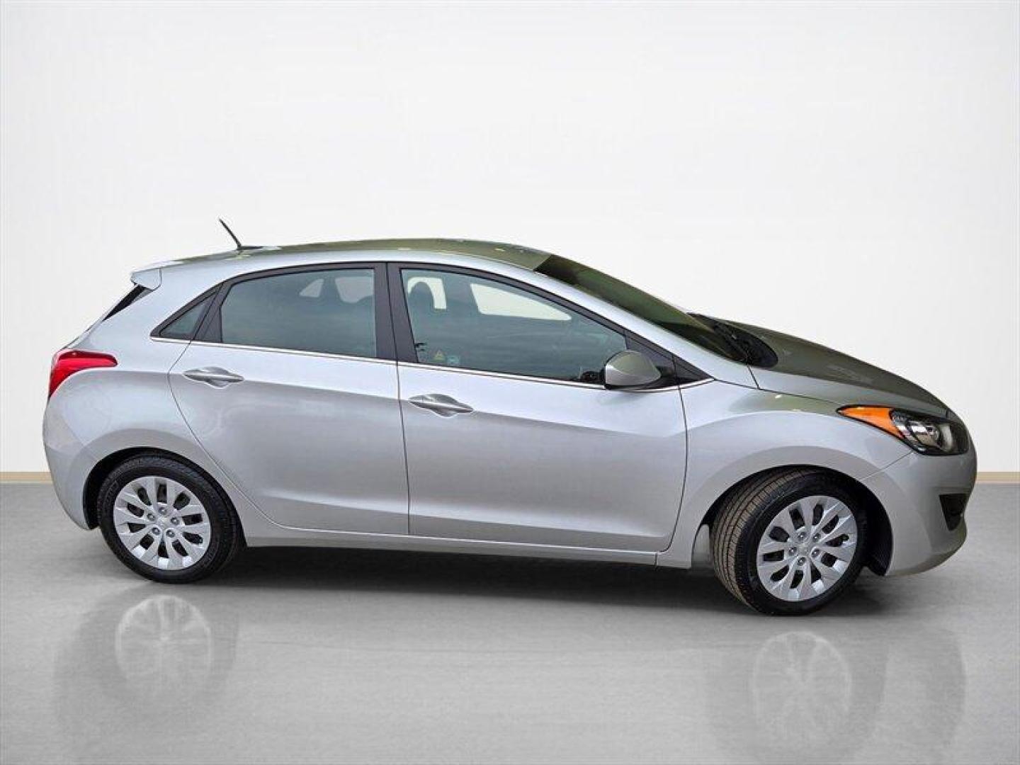 2016 Shimmering Silver Hyundai Elantra (KMHD35LH8GU) with an 2.0L I4 173hp 154ft. lbs. engine, Automatic transmission, located at 25355 Eames Street, Channahon, IL, 60410, (815) 467-1807, 41.429108, -88.228432 - 2016 Hyundai Elantra GT Shimmering Silver exterior, Black interior Overview This 2016 Hyundai Elantra GT is powered by a 2.0L inline-4 engine producing 173 hp and 154 lb-ft of torque. The hatchback layout provides a practical blend of passenger comfort and cargo versatility. Mileage is below 45,00 - Photo#1